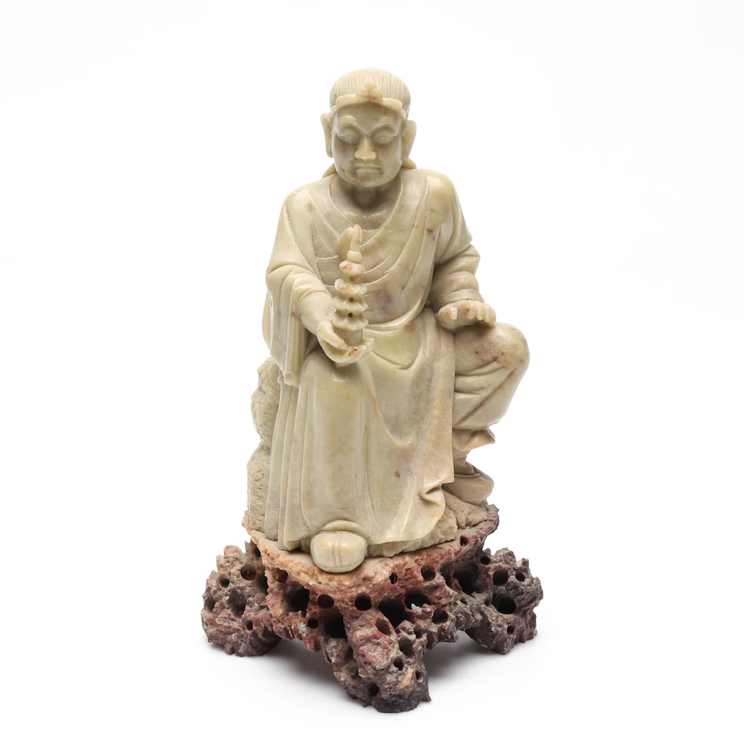 SKULPTUR, soapstone, Kina, 1900-tal.