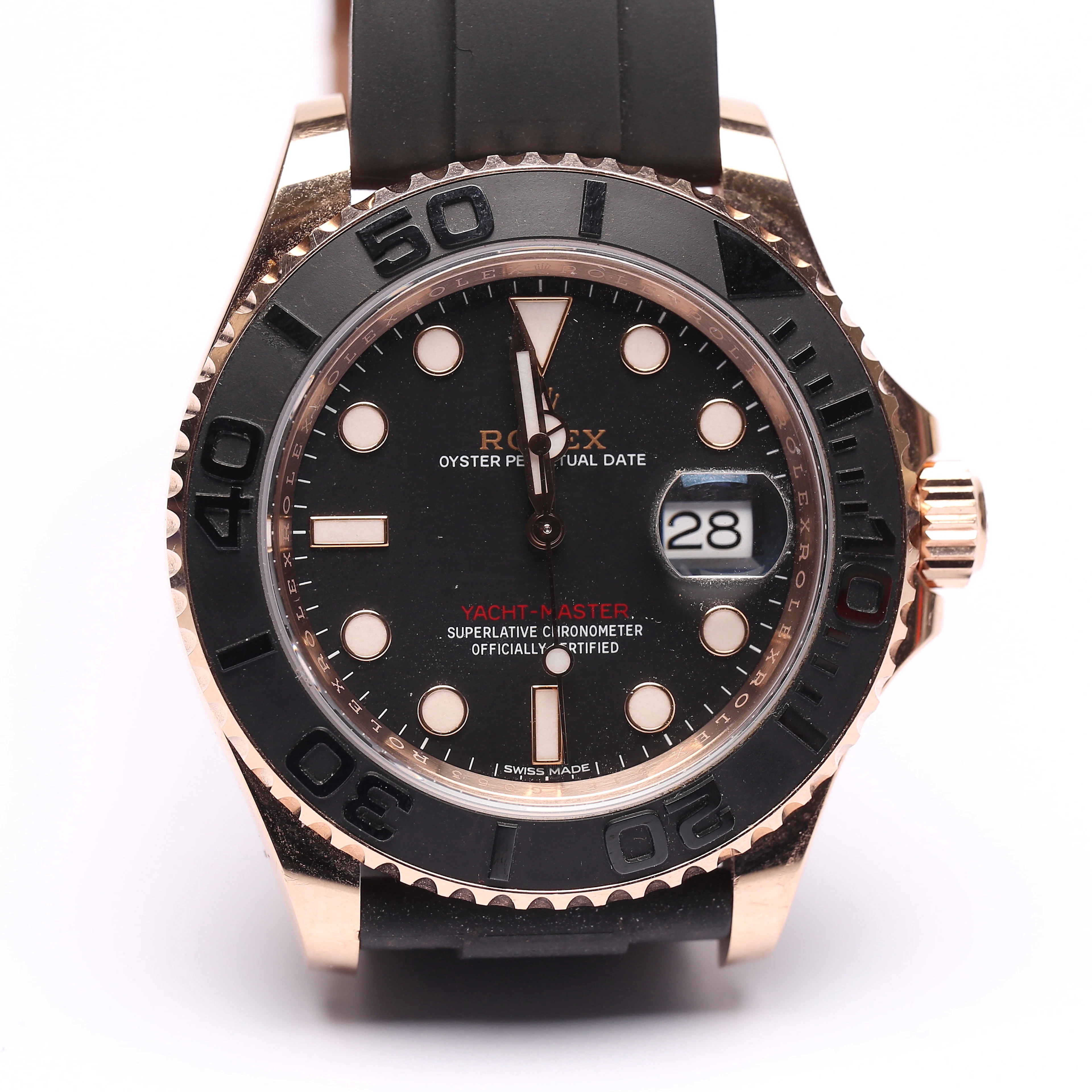 ARMBANDSUR, Herr, Rolex, Oyster Perpetual date, Yacht-master, 18k guld.