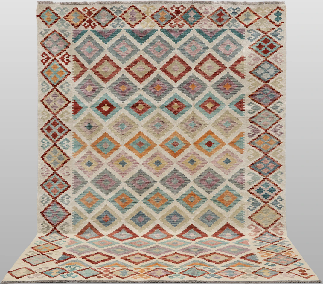 ORIENTMATTA. Kelim klassisk design, 293 x 202 cm.