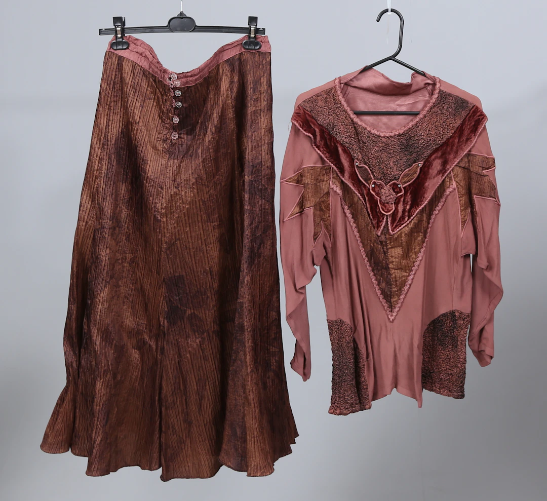 SET, 2 delar, Viskosblandning, Valentina, Stockholm, vintage.