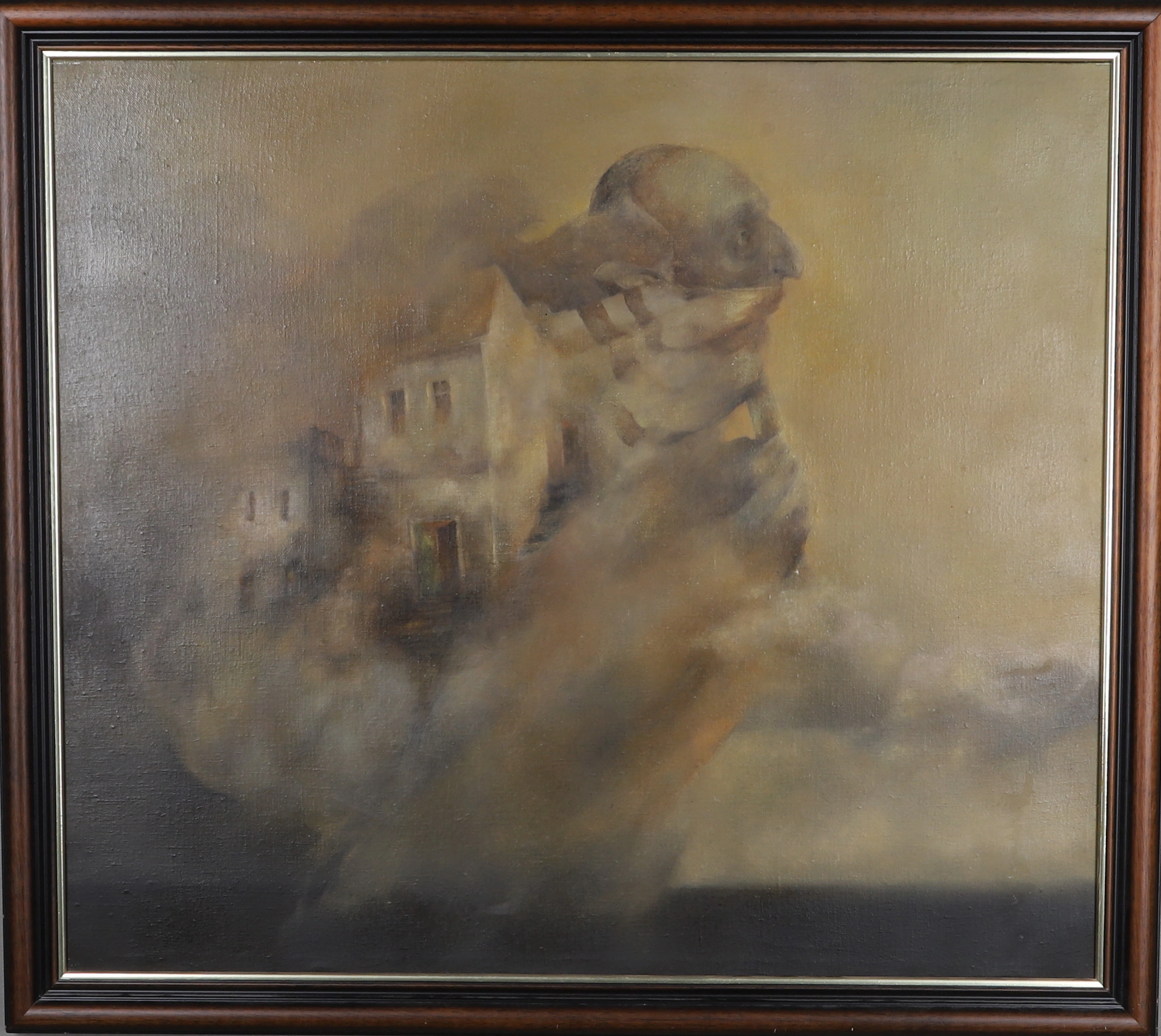 BARBARA BANDURKA. ( Polen 1948-2022), Olja på duk, figuralt motiv