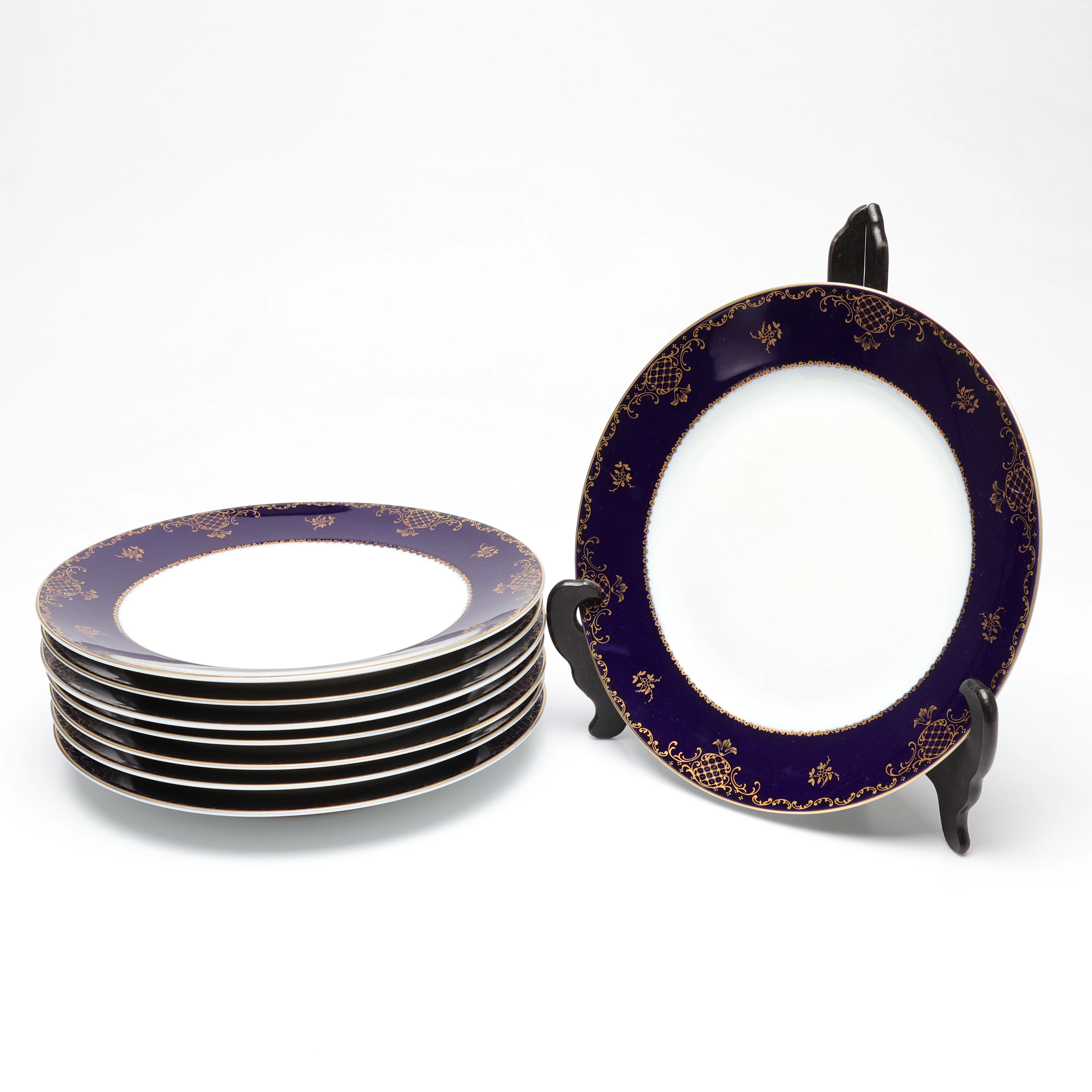 MATTALLRIKAR, 8st, porslin, Classic rose collection, Rosenthal group, Tyskland.