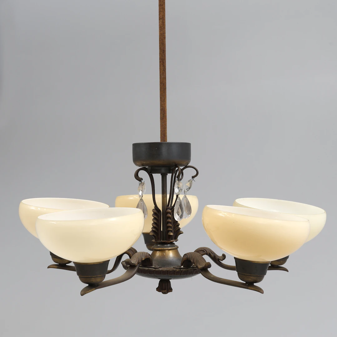 TAKLAMPA, Art Déco, Bröderna Malmströms, modell nr 926, 1939.