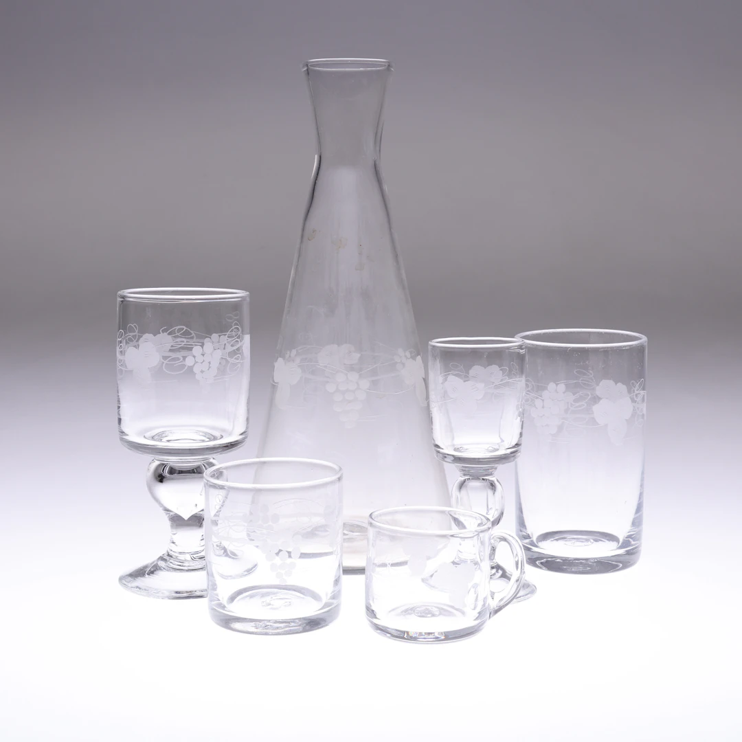 GLASSERVIS, "Swedish old", 1900-talets andra hälft.