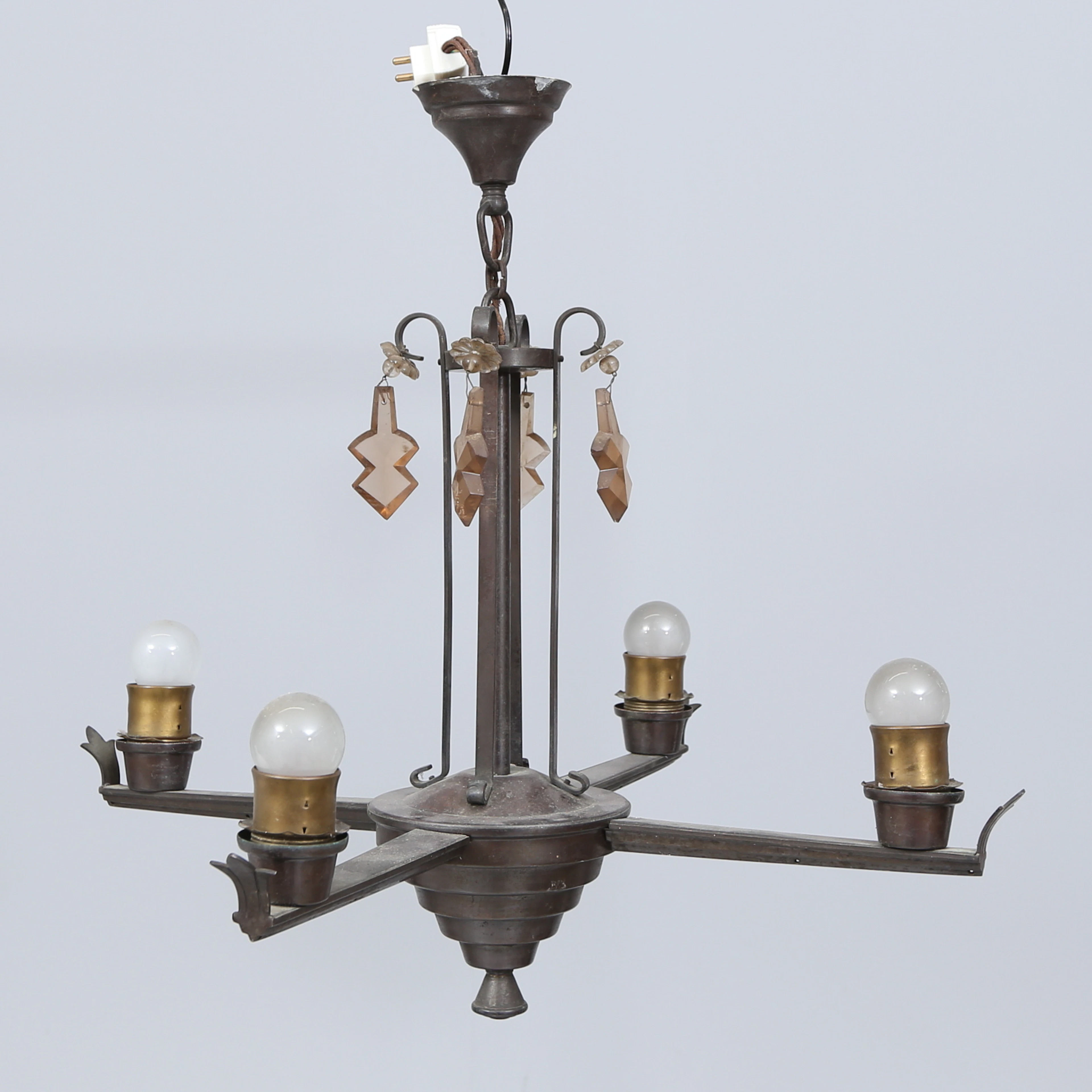 TAKLAMPA, art deco, 1900-tal.