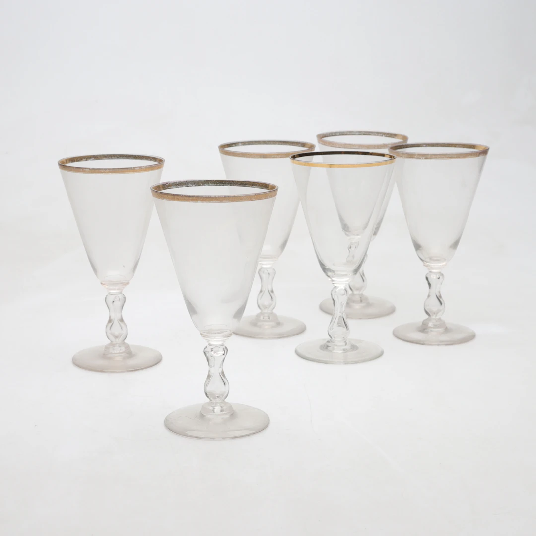 VINGLAS, 6 st, 1800-tal.