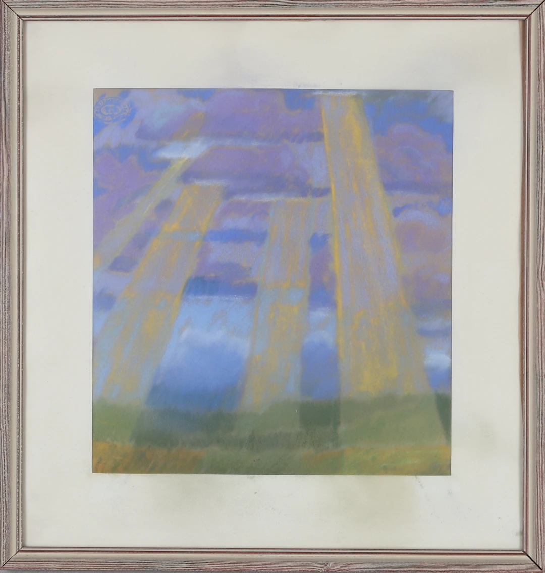 HARRY BOOSTRÖM. pastell, osignerad.