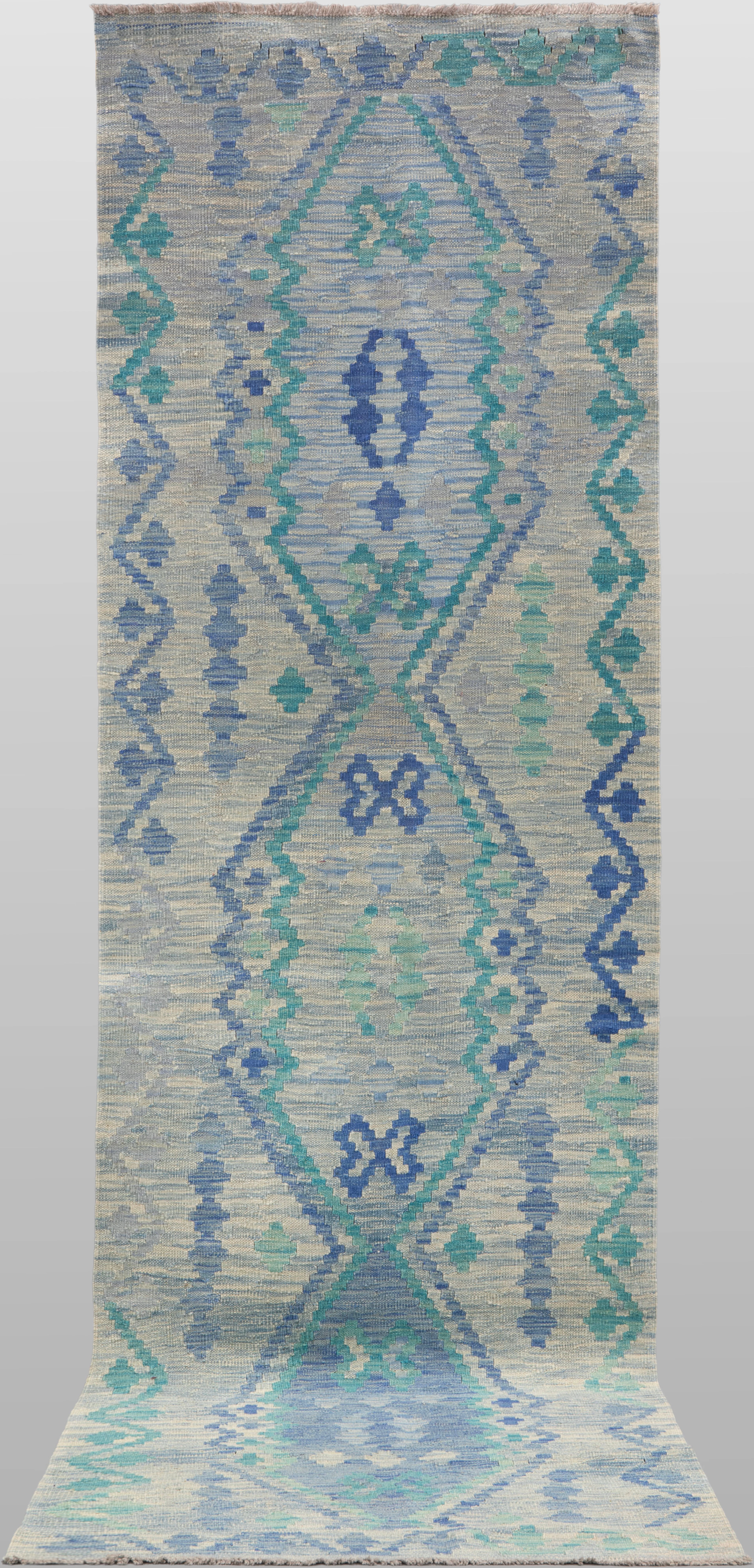 ORIENTMATTA. Kelim klassisk design gallerimodell, 300 x 90 cm.