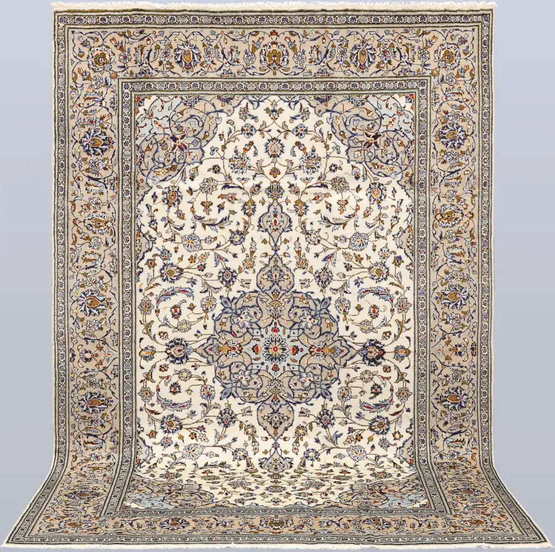 ORIENTMATTA. Ljus Keshan, 300 x197 cm.