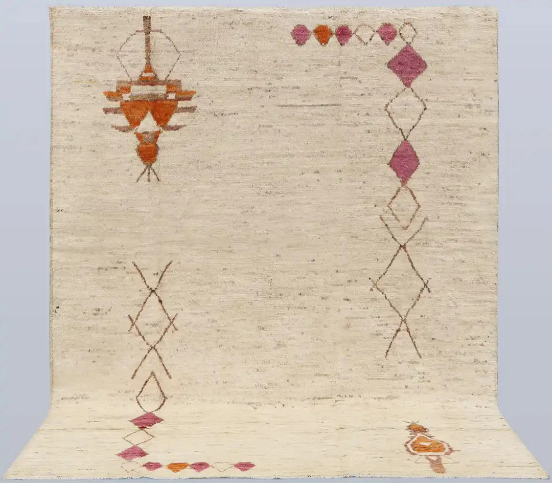 ORIENTMATTA. Marocko design, 284 x 212 cm.