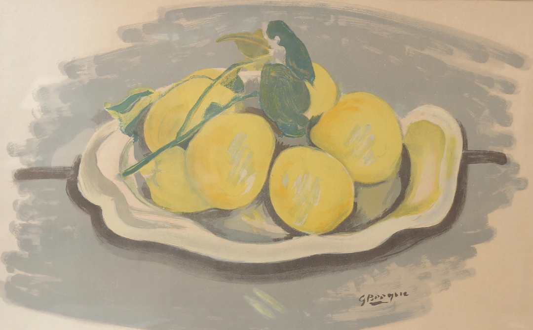 GEORG BRAQUE. EFTER. litografi, signerad i trycket.