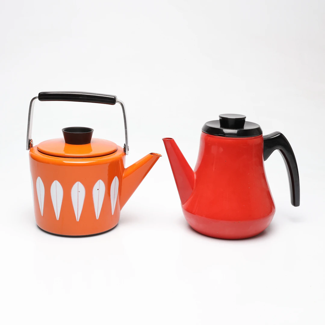 KAFFEKANNOR, 2 st, Grete Prytz, Norge samt ALU, Finland.