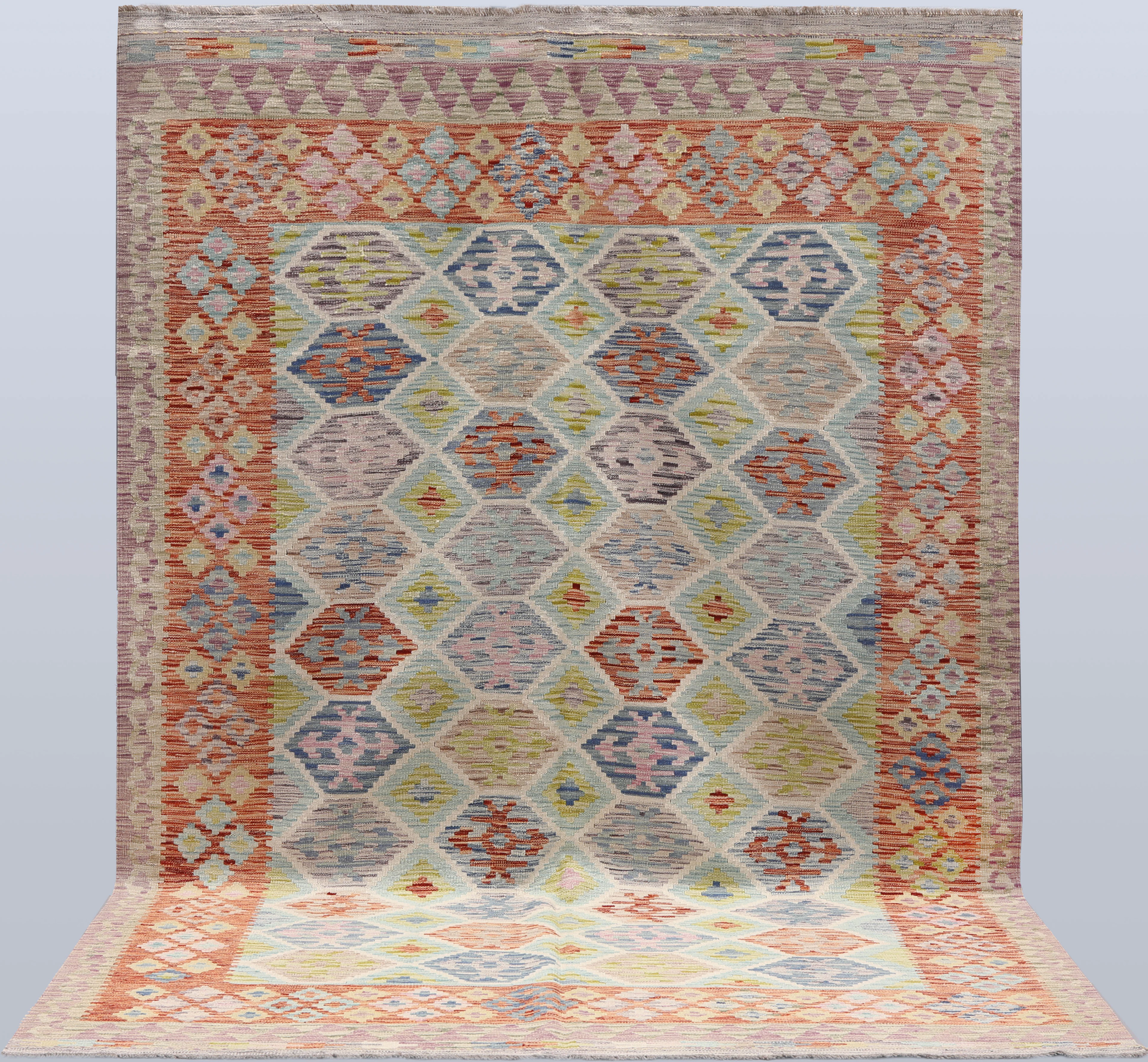 ORIENTMATTA. Kelim klassisk design, 309 x 203 cm.