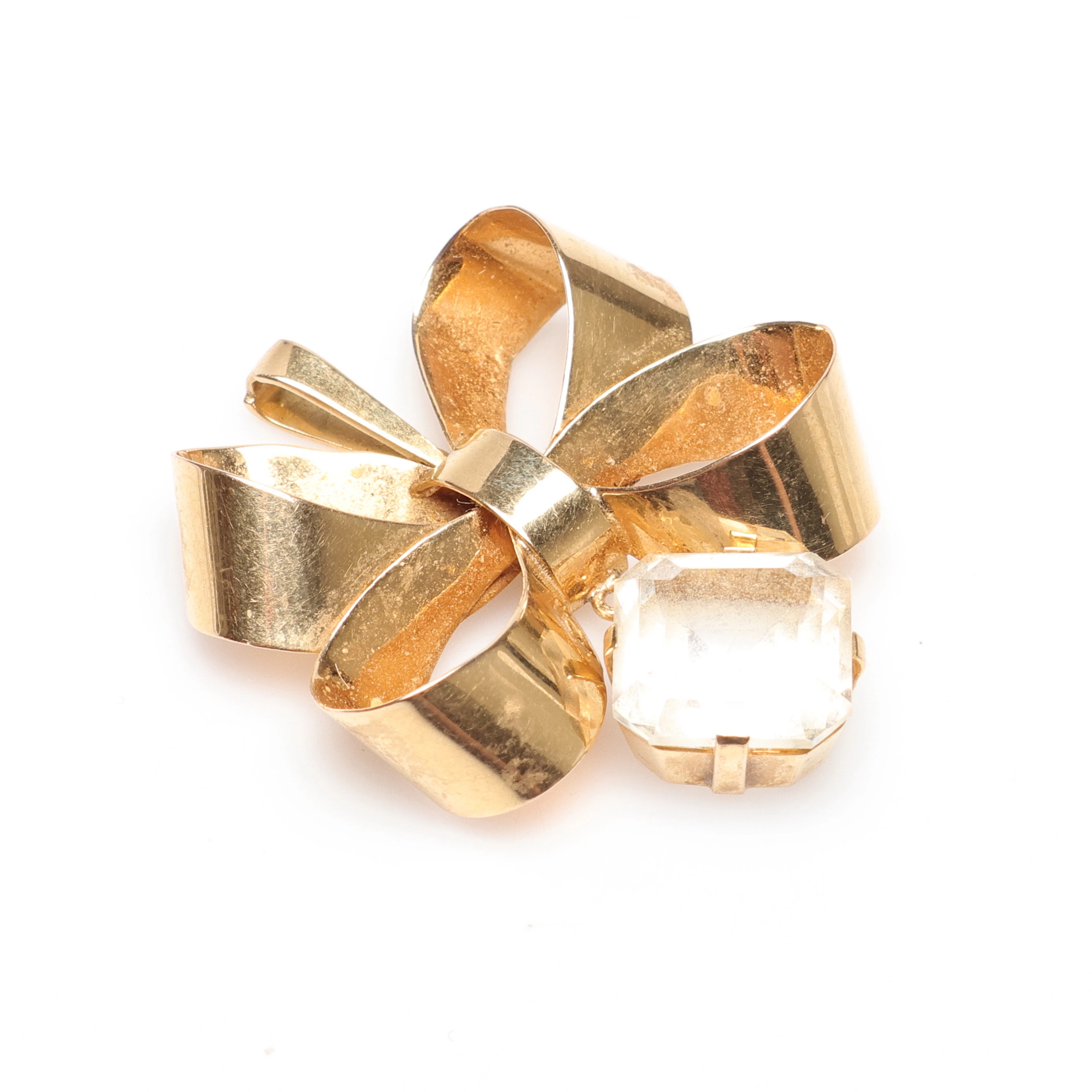 HÄNGE, 18K guld, med vit sten, Stigbert. Vikt ca 5.1gram.