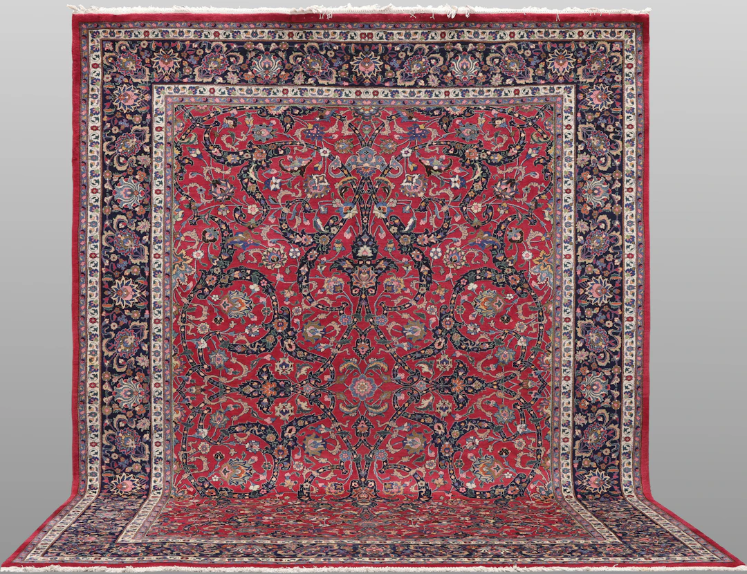 ORIENTMATTA. Meshed fine, 401 x 300 cm.