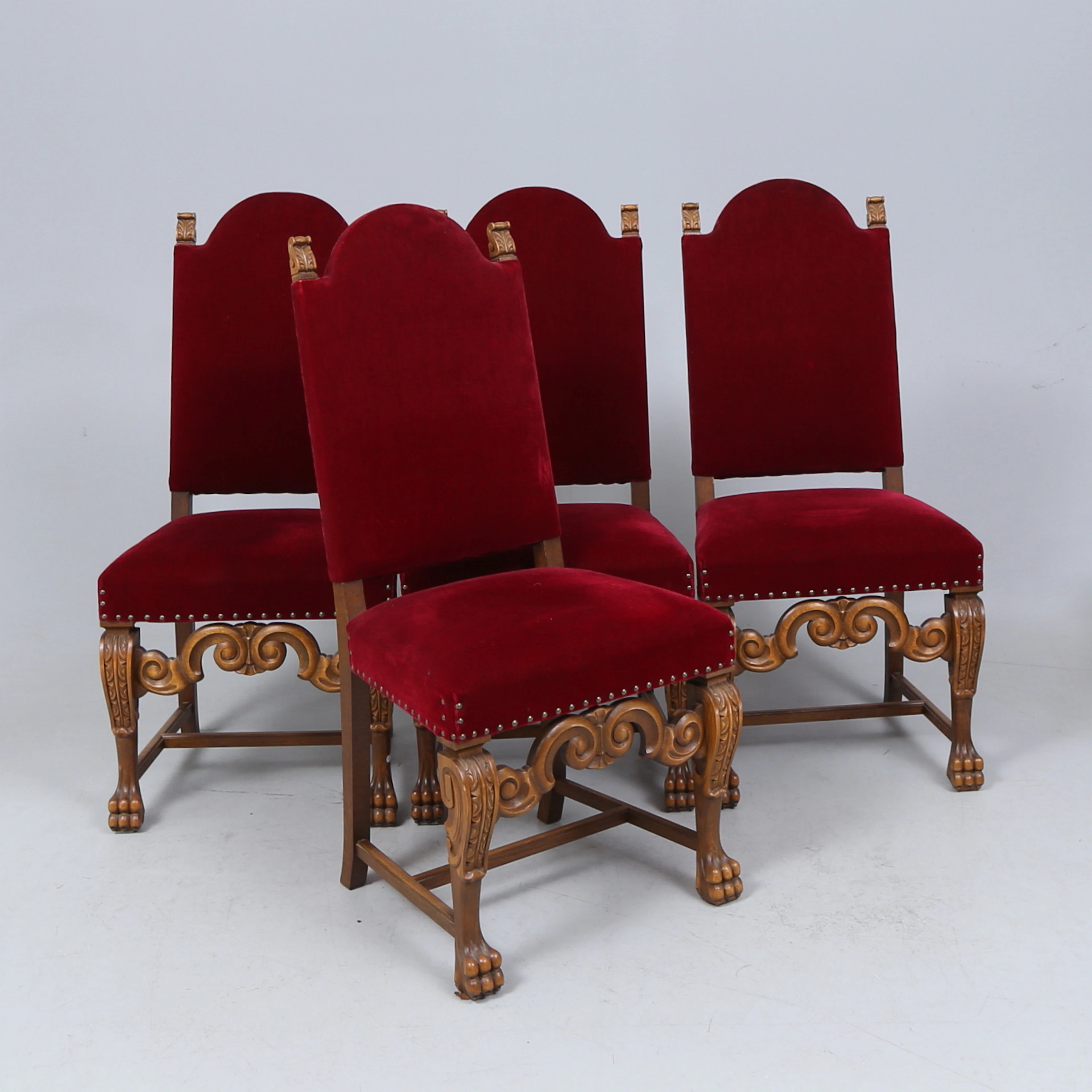 STOLAR, 4 st, barockstil, 1900-tal.