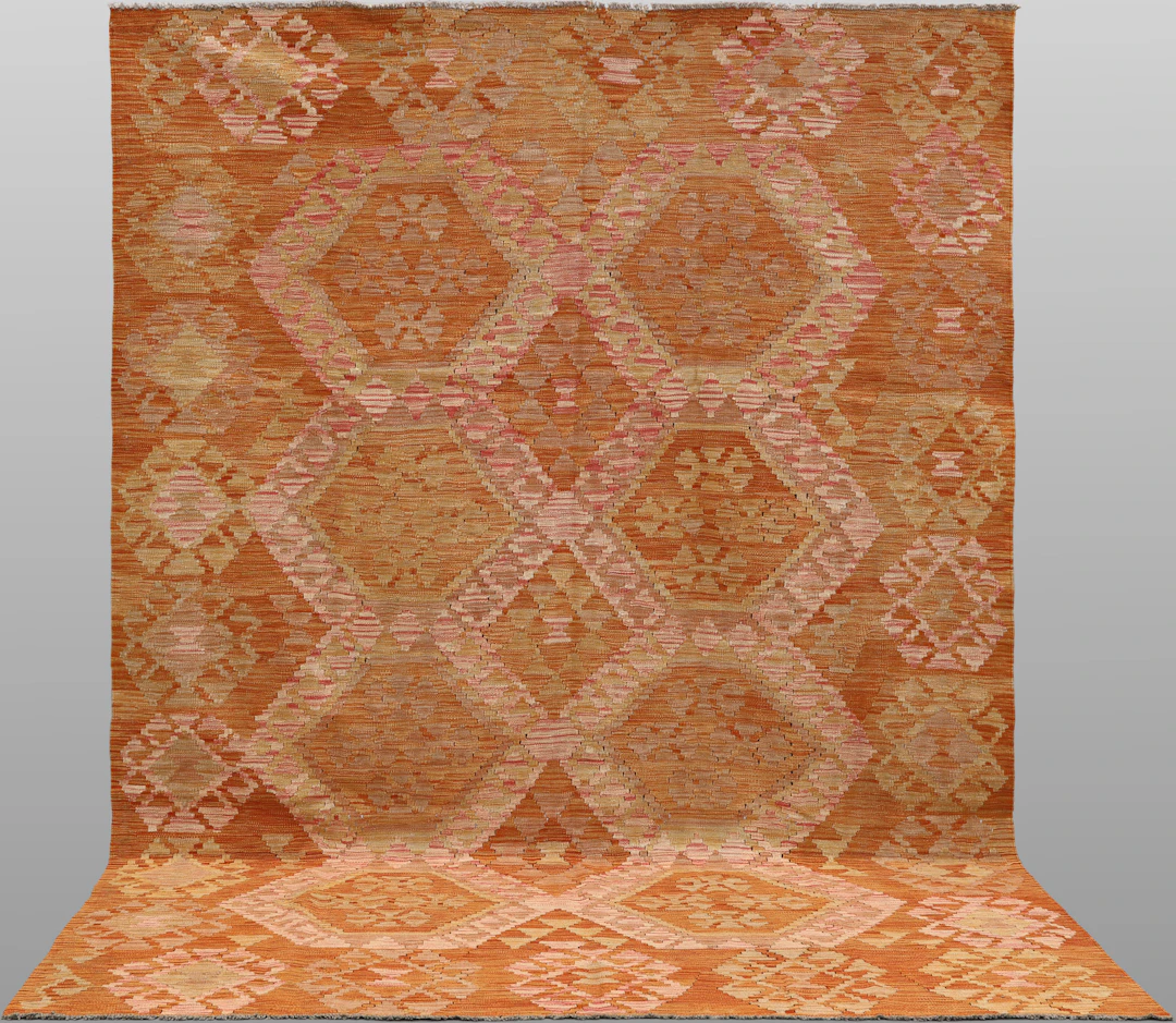 ORIENTMATTA. Kelim klassisk design, 291 x 199 cm.