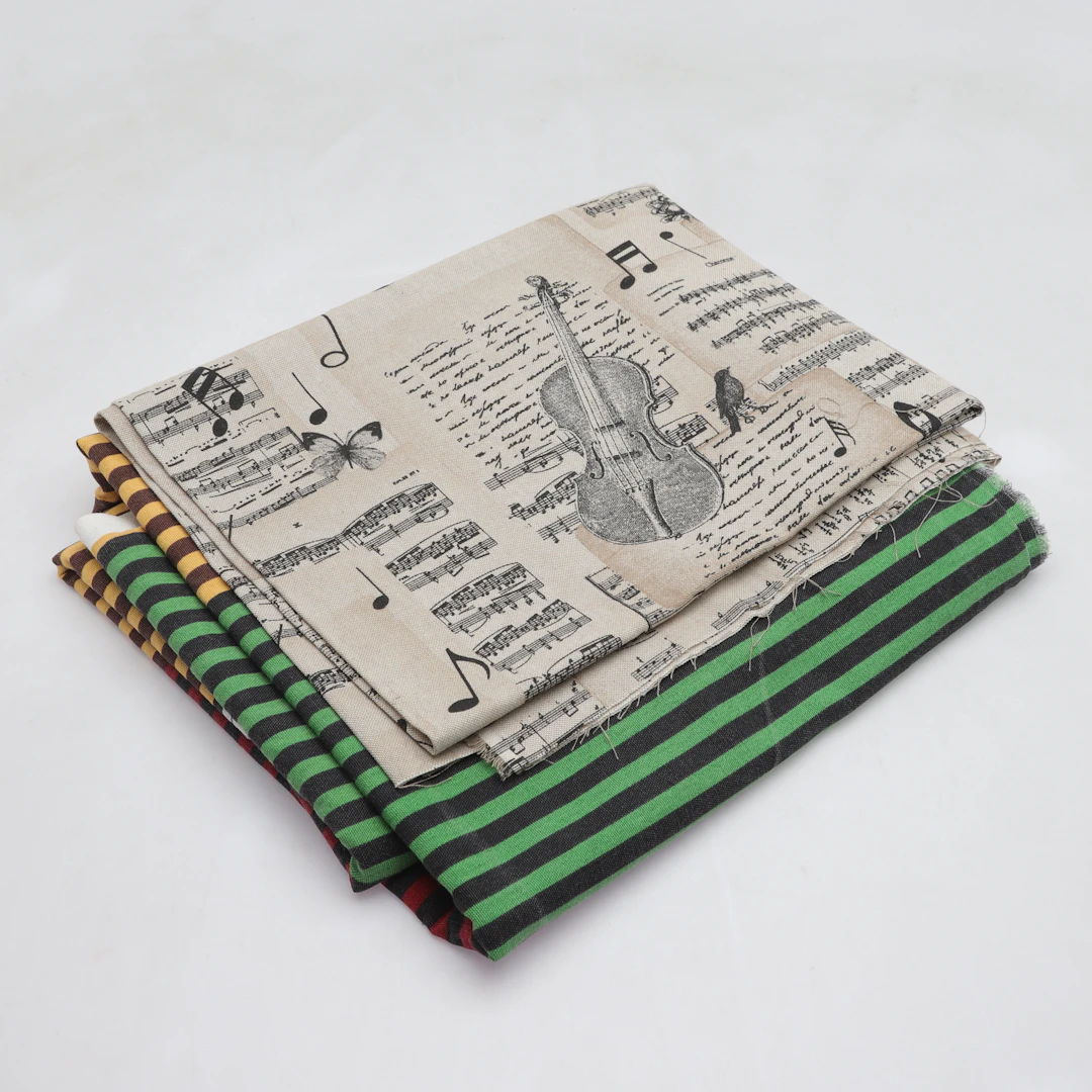 TEXTILIER, 2 st bland annat "Dennis stripe" PT Prestigious textiles.