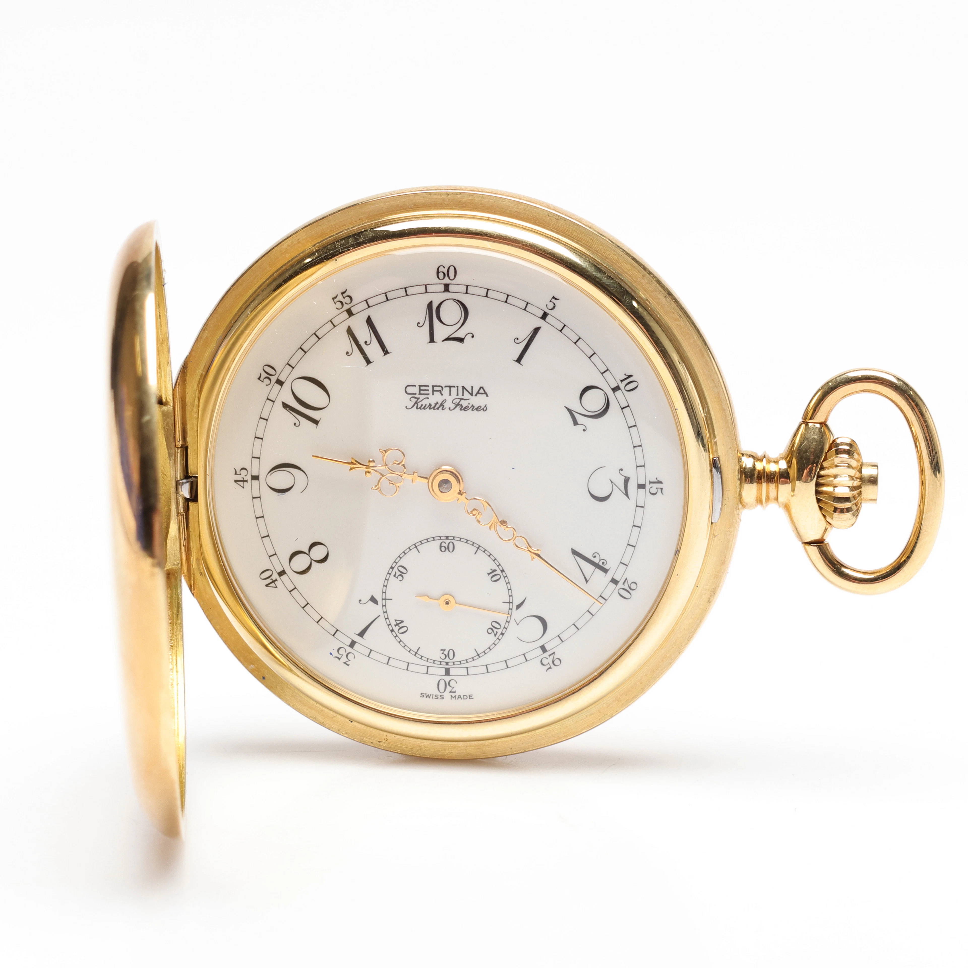 FICKUR, Certina, 18K guld, Sveriges urmakarförbund 100 år, total vikt ca 83,4.