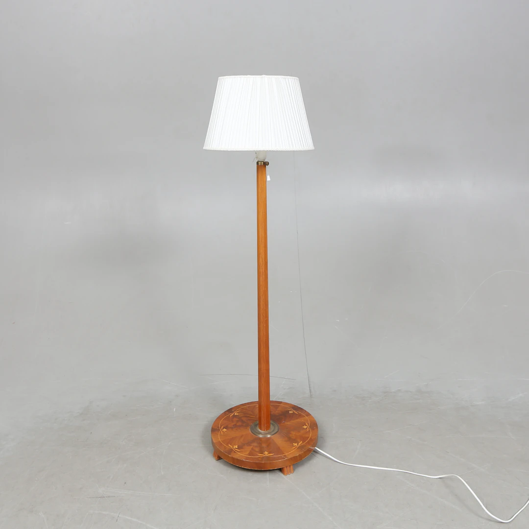 GOLVLAMPA, alm, Art Deco, 1930/40-tal.