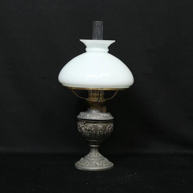 BORDSFOTOGENLAMPA, metall, tidigt 1900-tal.