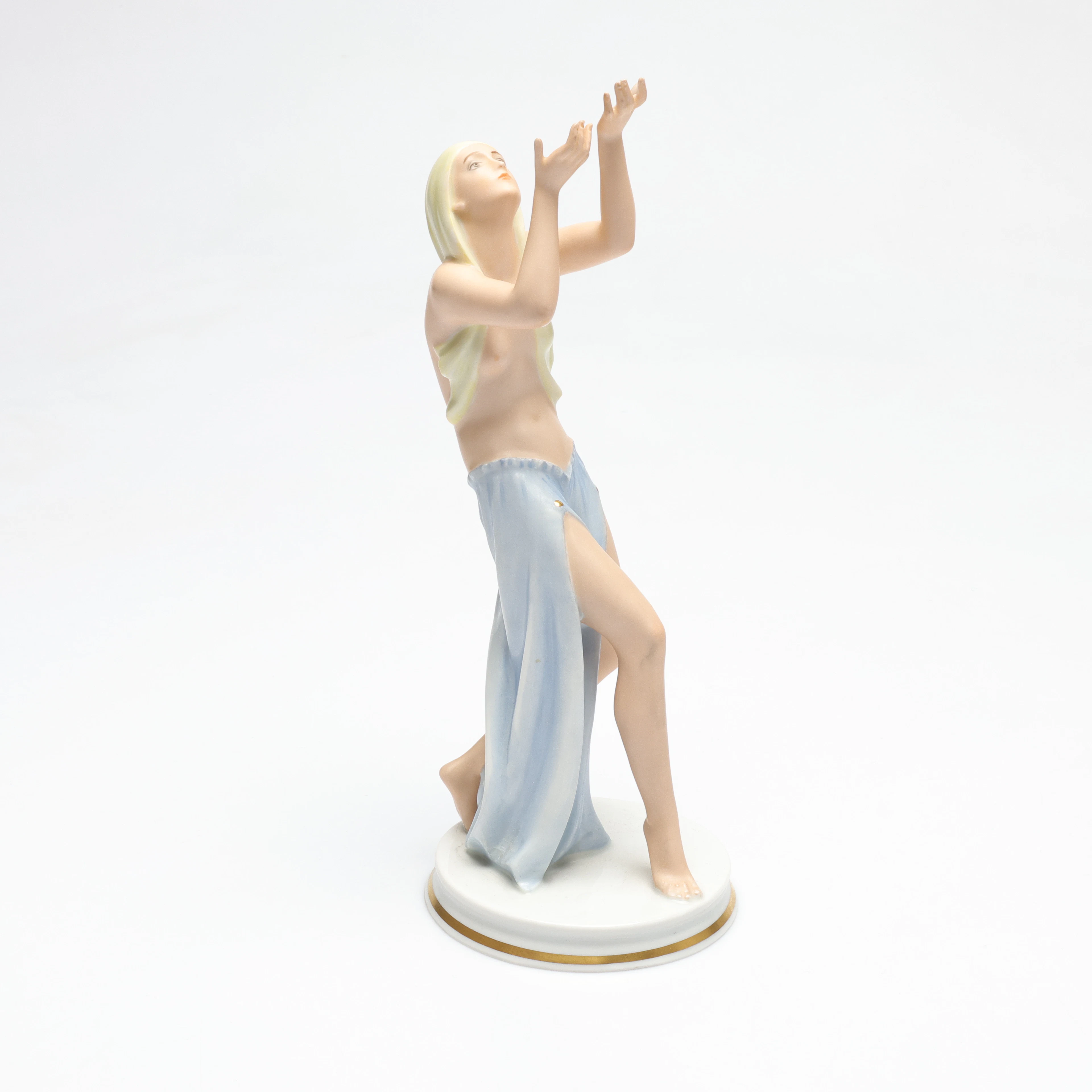 FIGURIN, porslin, danserska, Gustav Oppel, Rosenthal, 1930/40-tal.