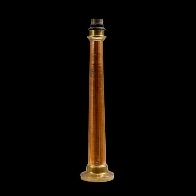 BORDSLAMPA, koppar & mässing, 1900-tal.