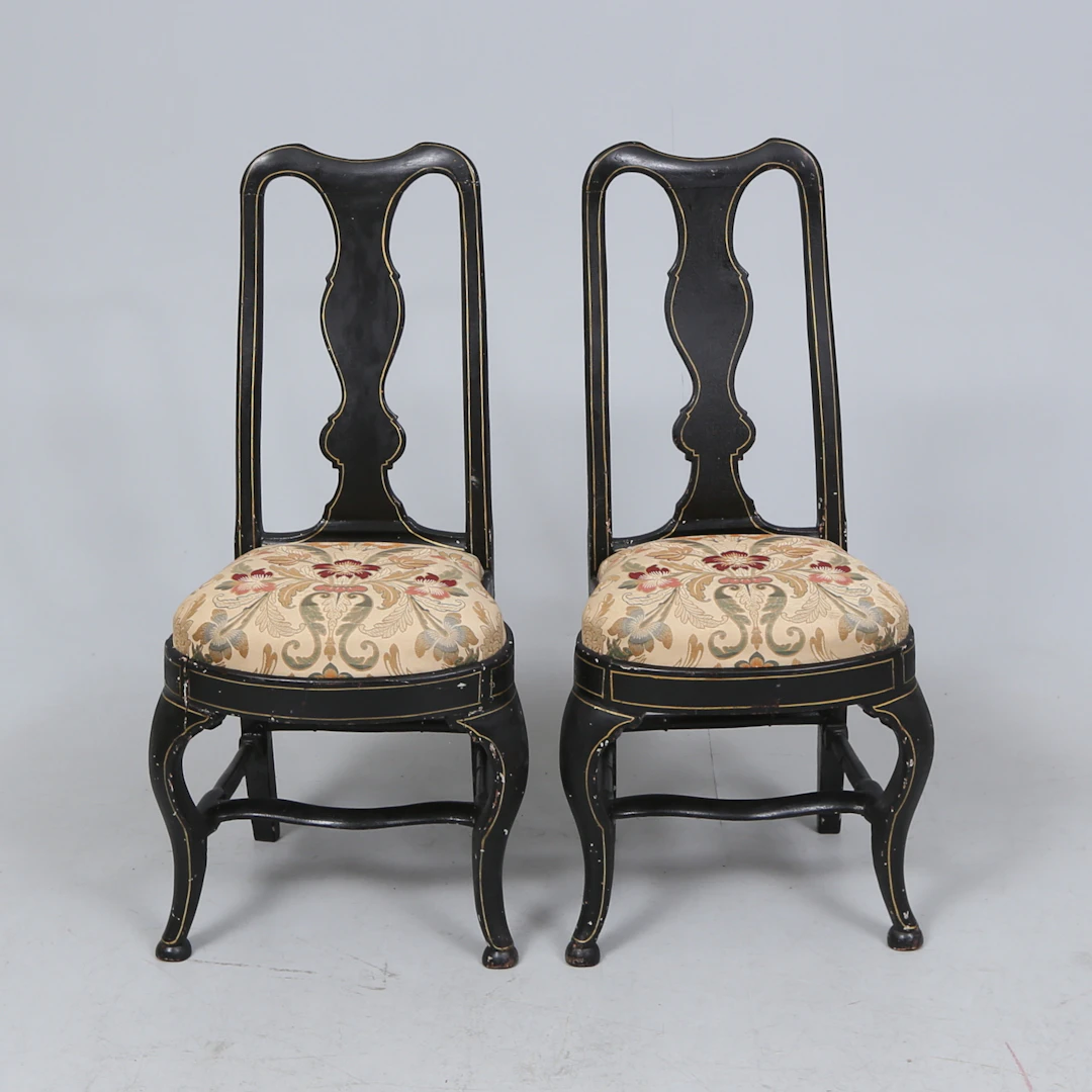STOLAR, 1 par, rokoko, 1700/1800-tal.