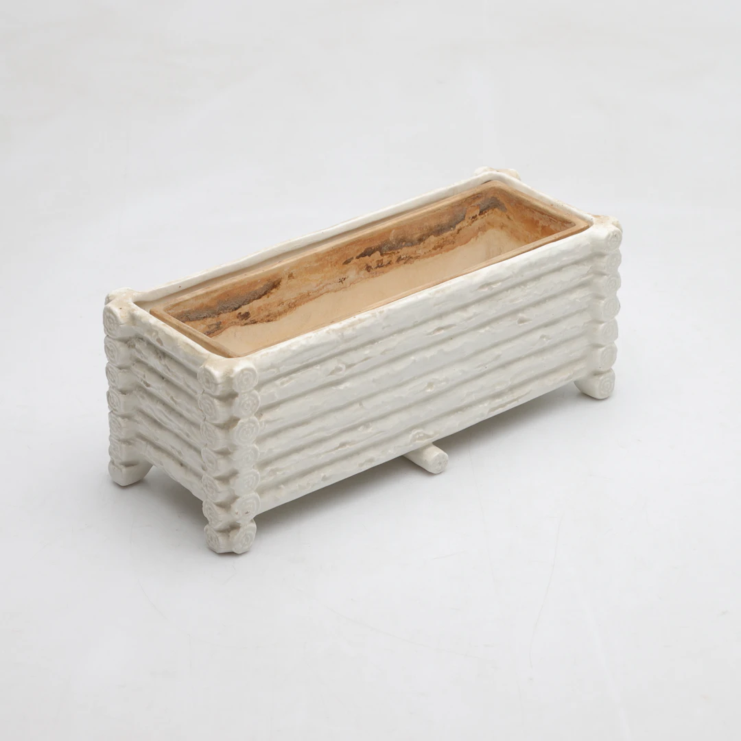 JARDINIERE, porslin/flintgods, Max Roesler, Tyskland, omkring 1900.