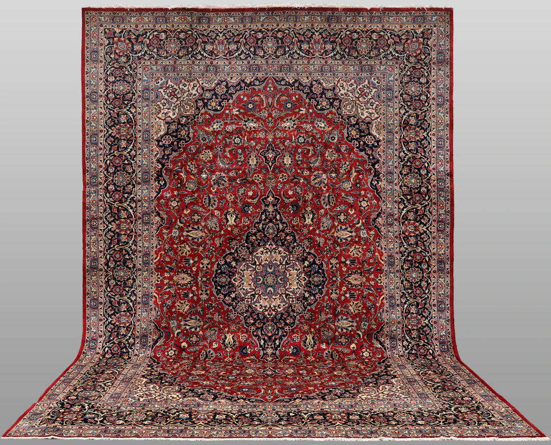 ORIENTMATTA. Keshan, 423 x 278 cm.