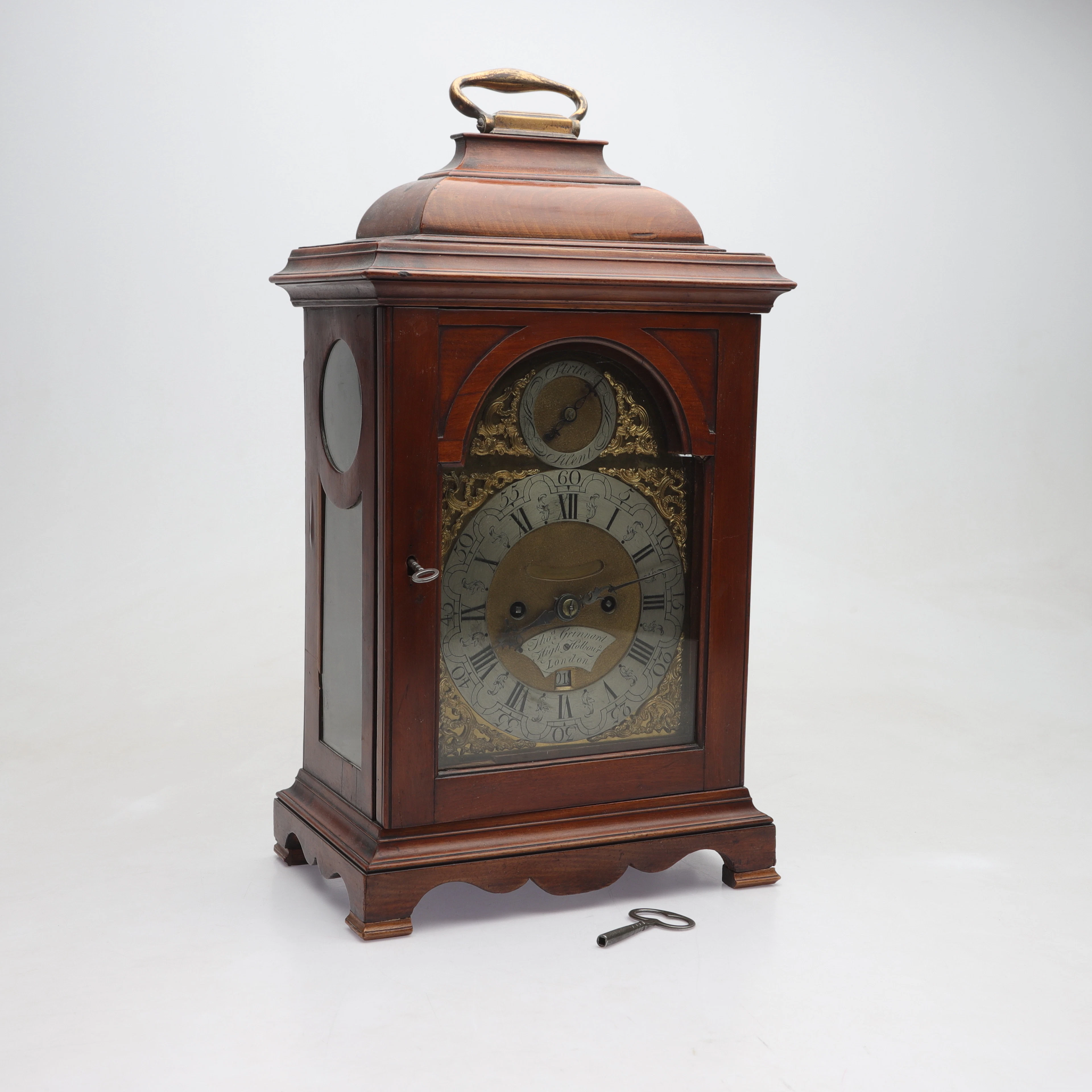 BIBLIOTEKSUR, mahogny, georgiansk, Thomas Grinnard, England, omkring 1780.