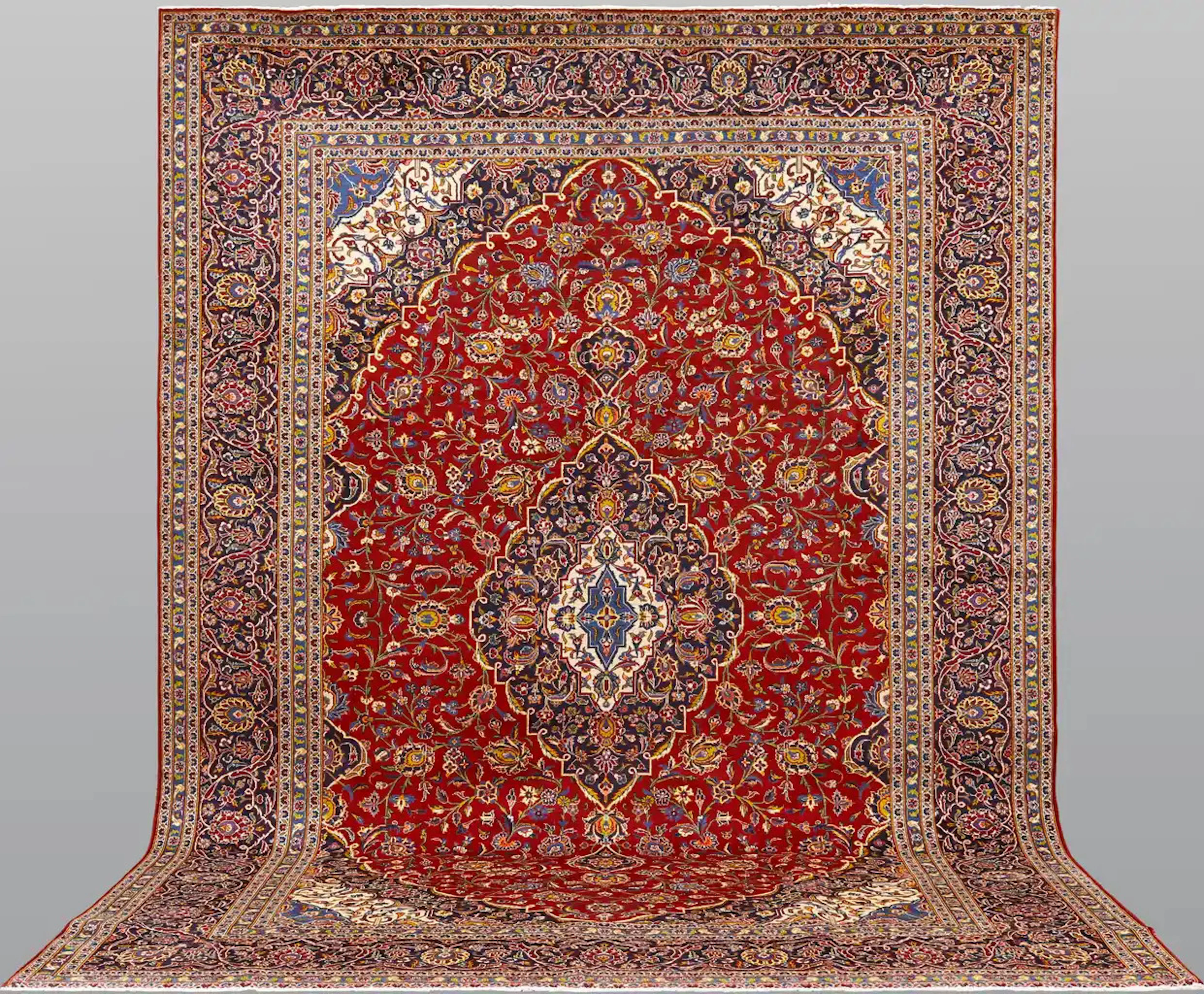 ORIENTMATTA. Keshan, 415 x 301 cm.