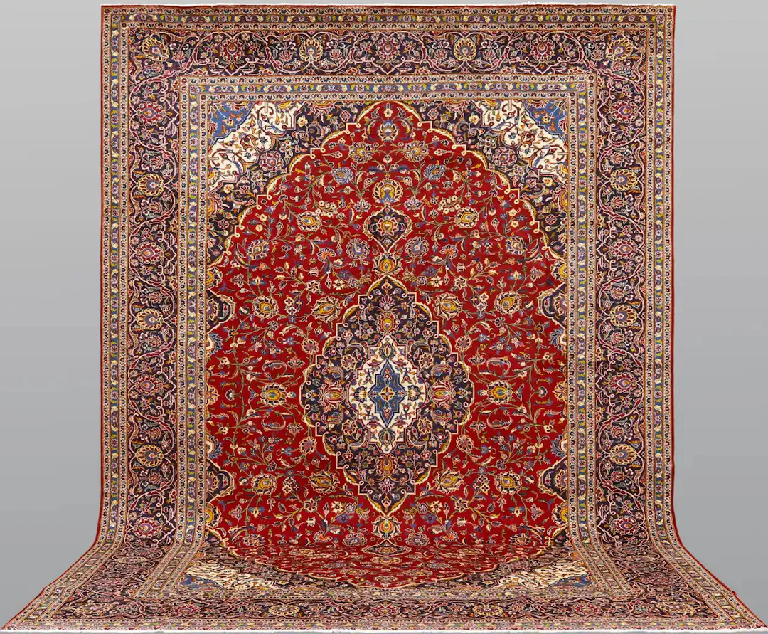 ORIENTMATTA. Keshan, 415 x 301 cm.