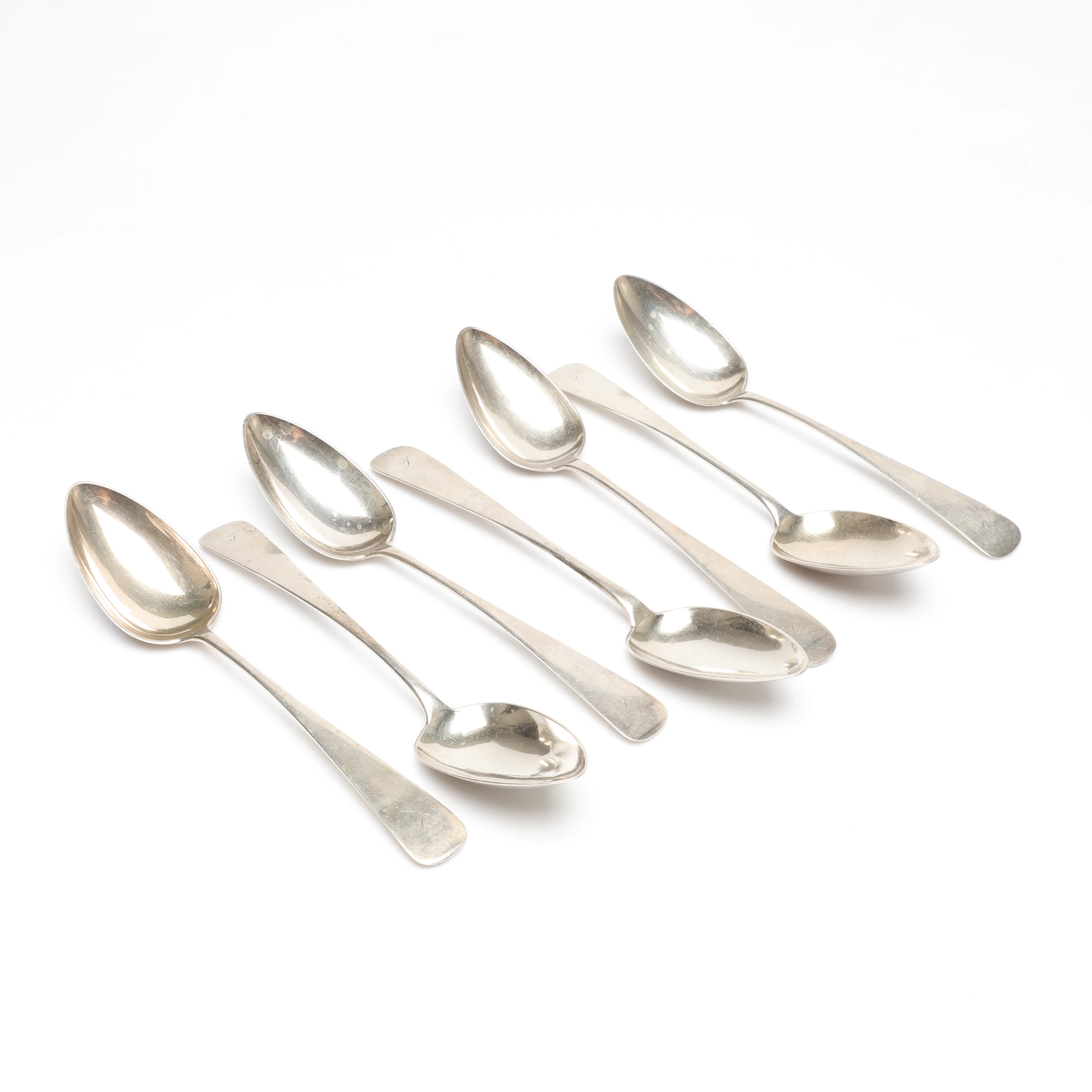 SKEDAR, 7 st. silver, bl.a. Hamburg, 1800-talets första hälft, Tyskland.