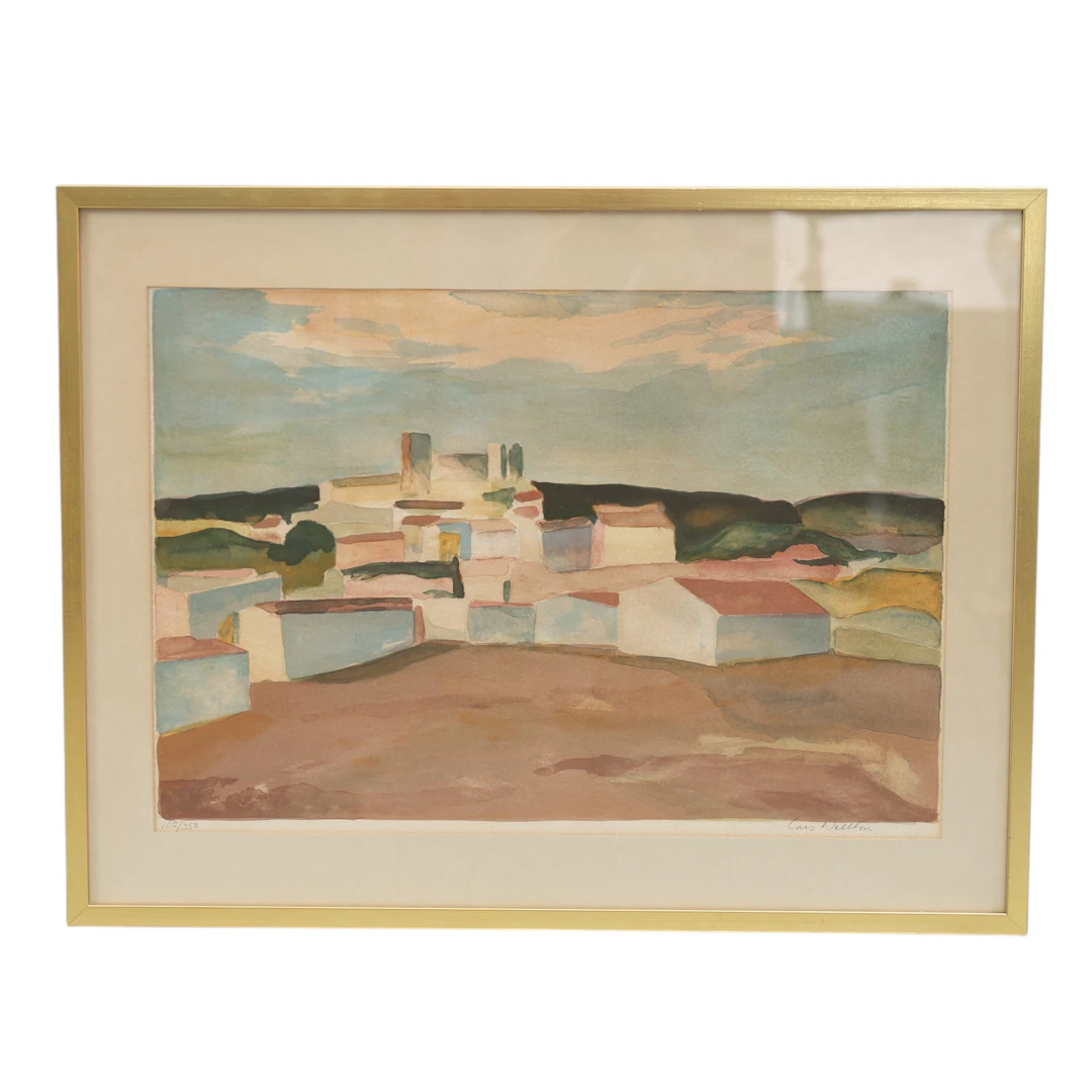 LARS WELLTON. Stad, litografi, signerad samt numrerad 102/350.