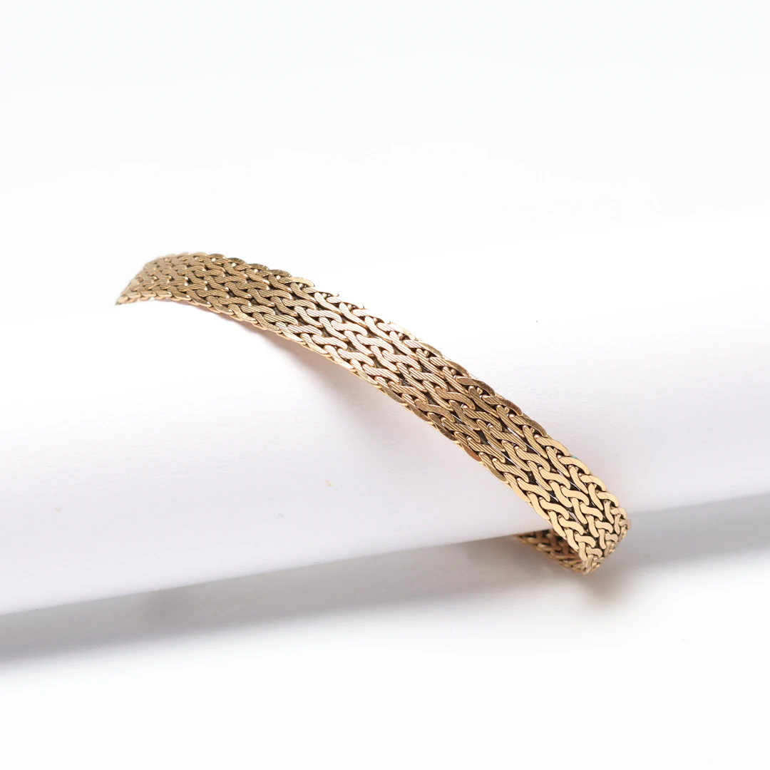 ARMBAND, 18K guld, vikt ca 12.9gram.