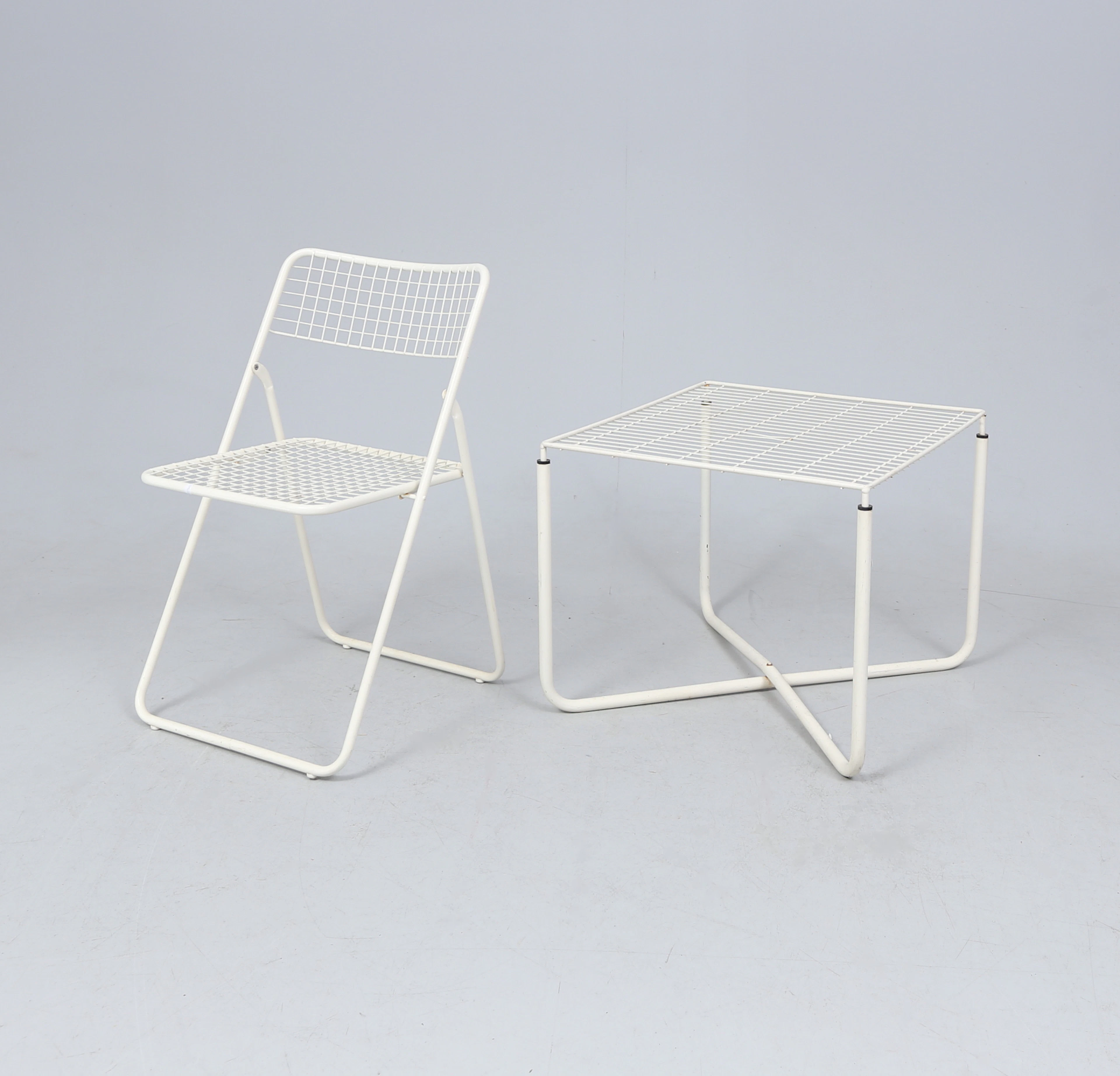 IELS GAMMELGAARD. Bord SAMT stol, "Järpen" och "Tednet", Ikea, formgivet 1983.