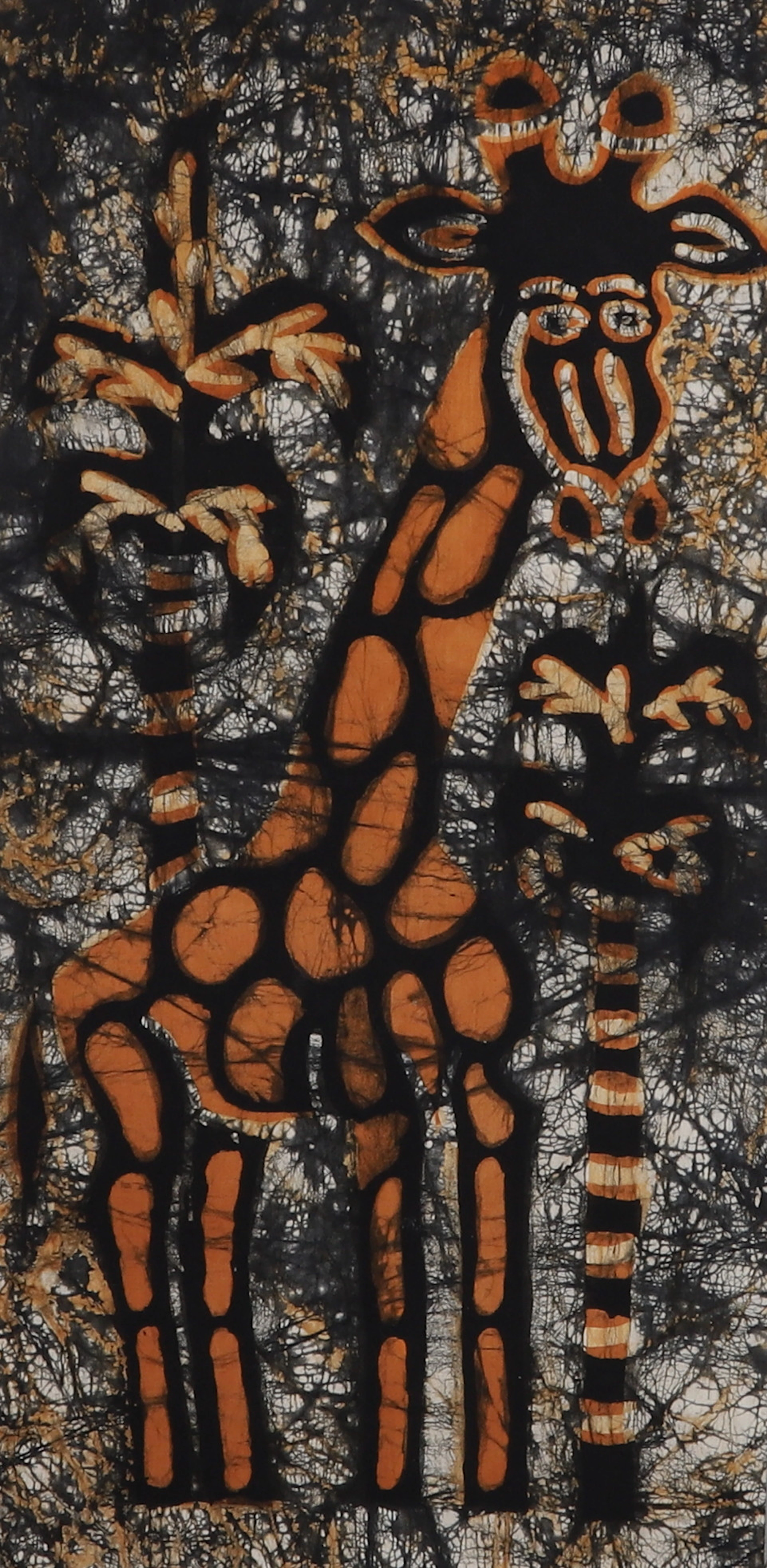 VÄGGTEXTIL, batik, sannolikt Afrika, 1900-tal.