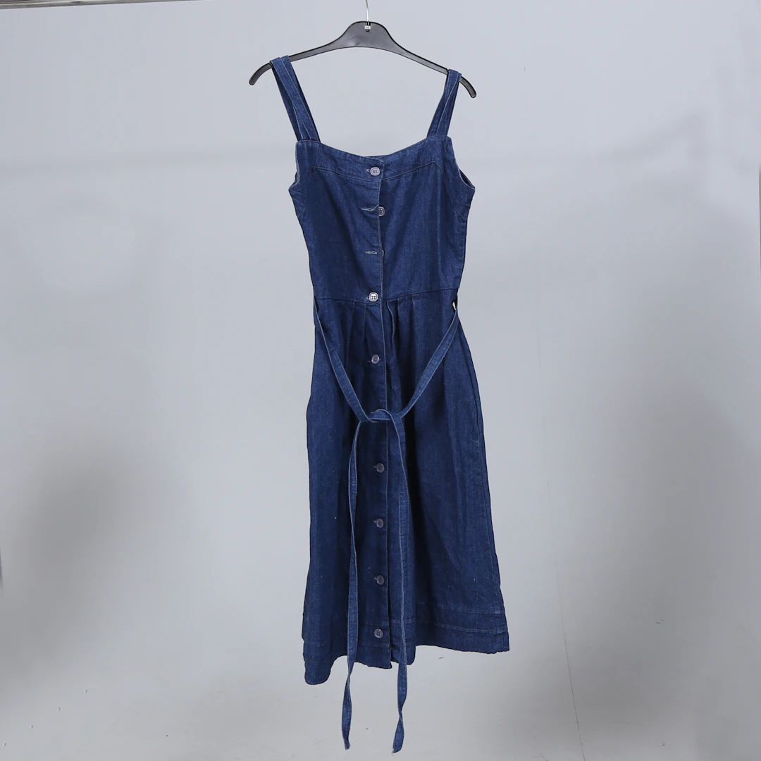 JEANSKLÄNNING, vintage, Storlek C36.