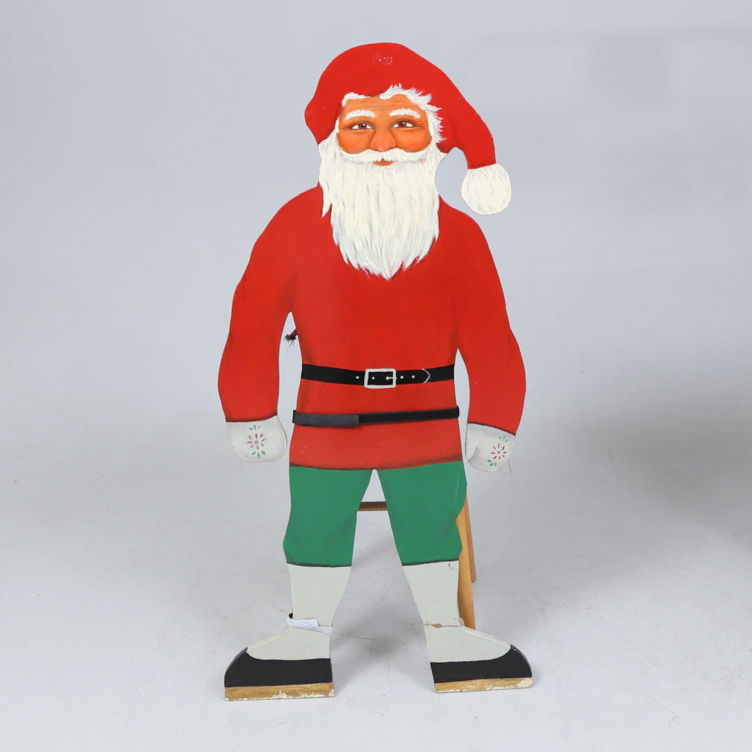 SKYLT, tomte, bemålad.