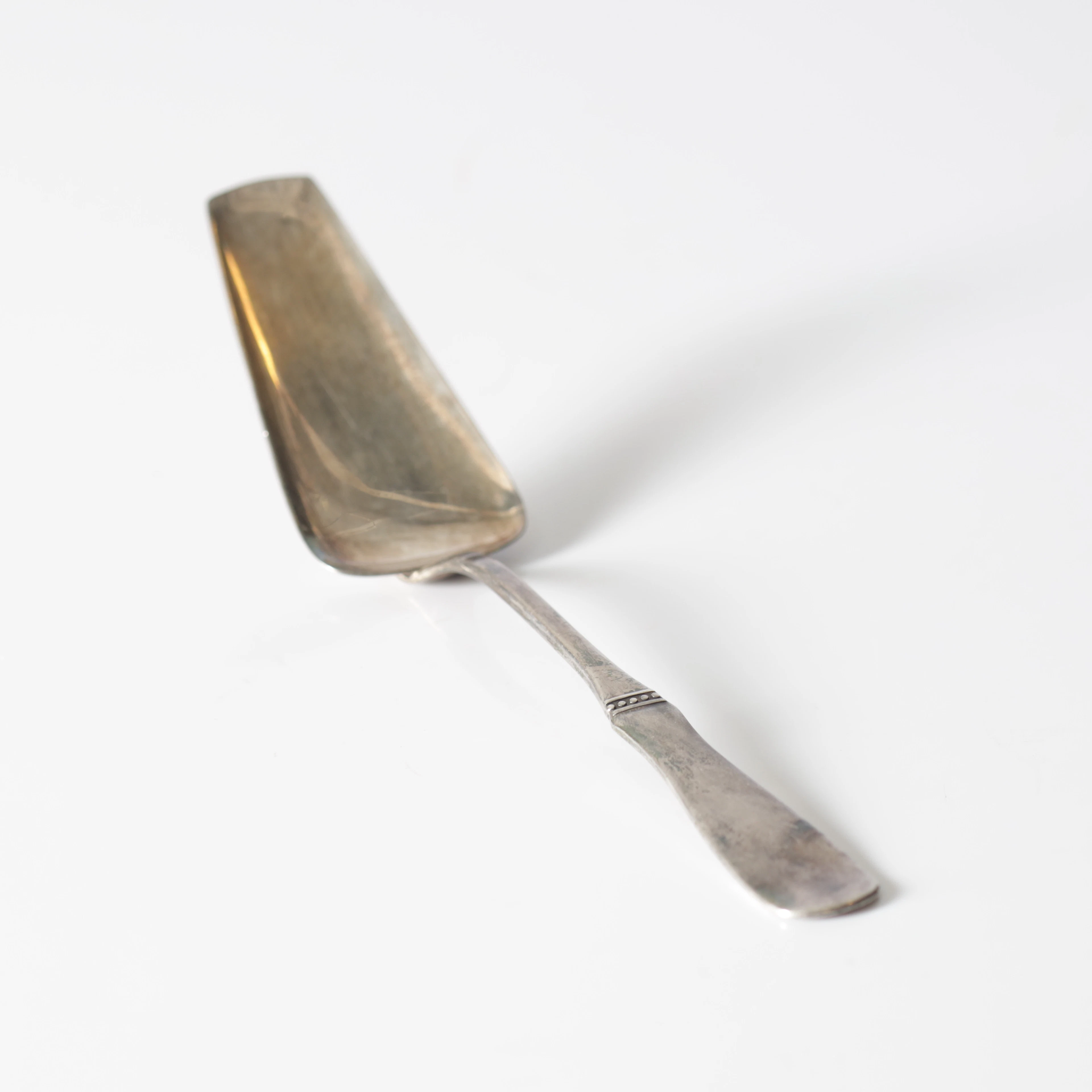 ERIC LÖFMAN. TÅRTSPADE, silver, mod. "Uppsala", K.G. Markströms Guldsmed.