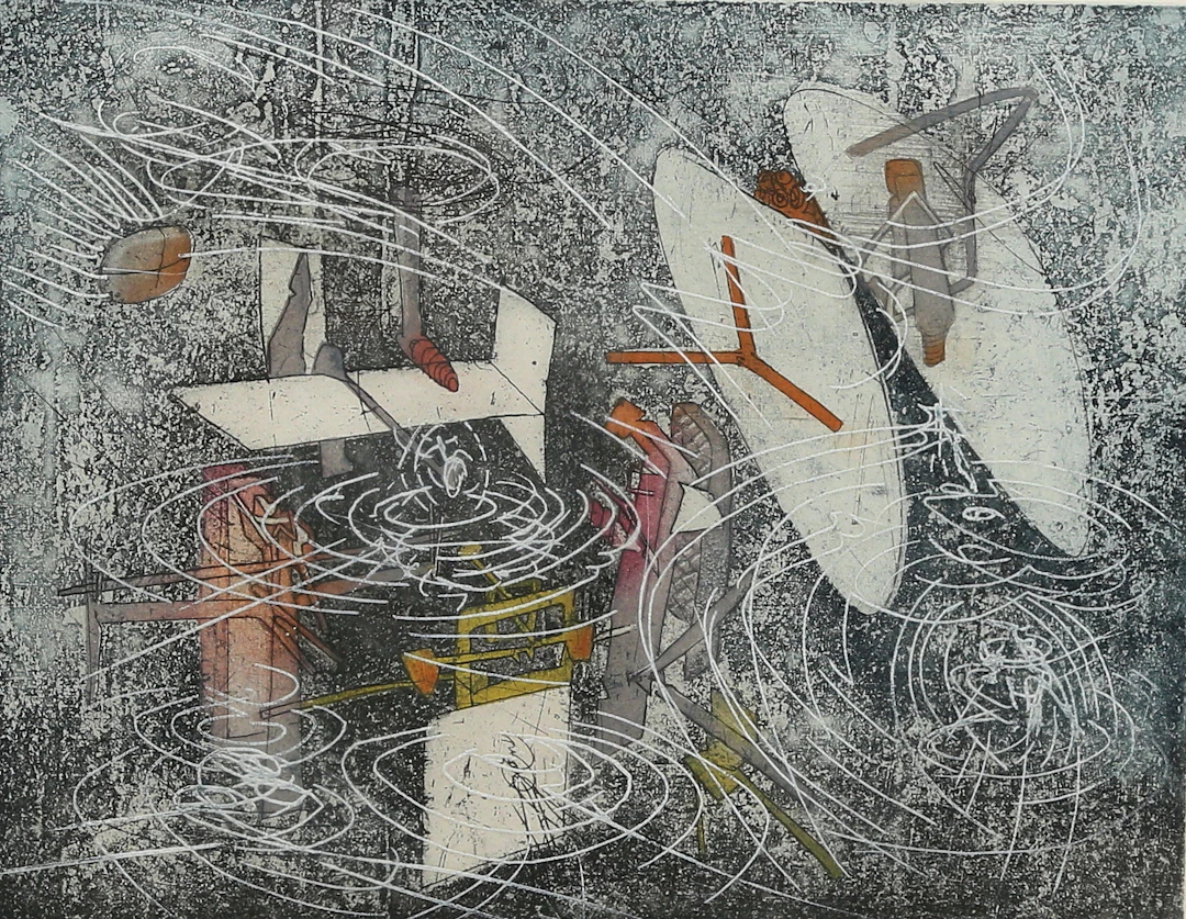 ROBERTO MATTA. etsning, signerad och numrerad 47/110.