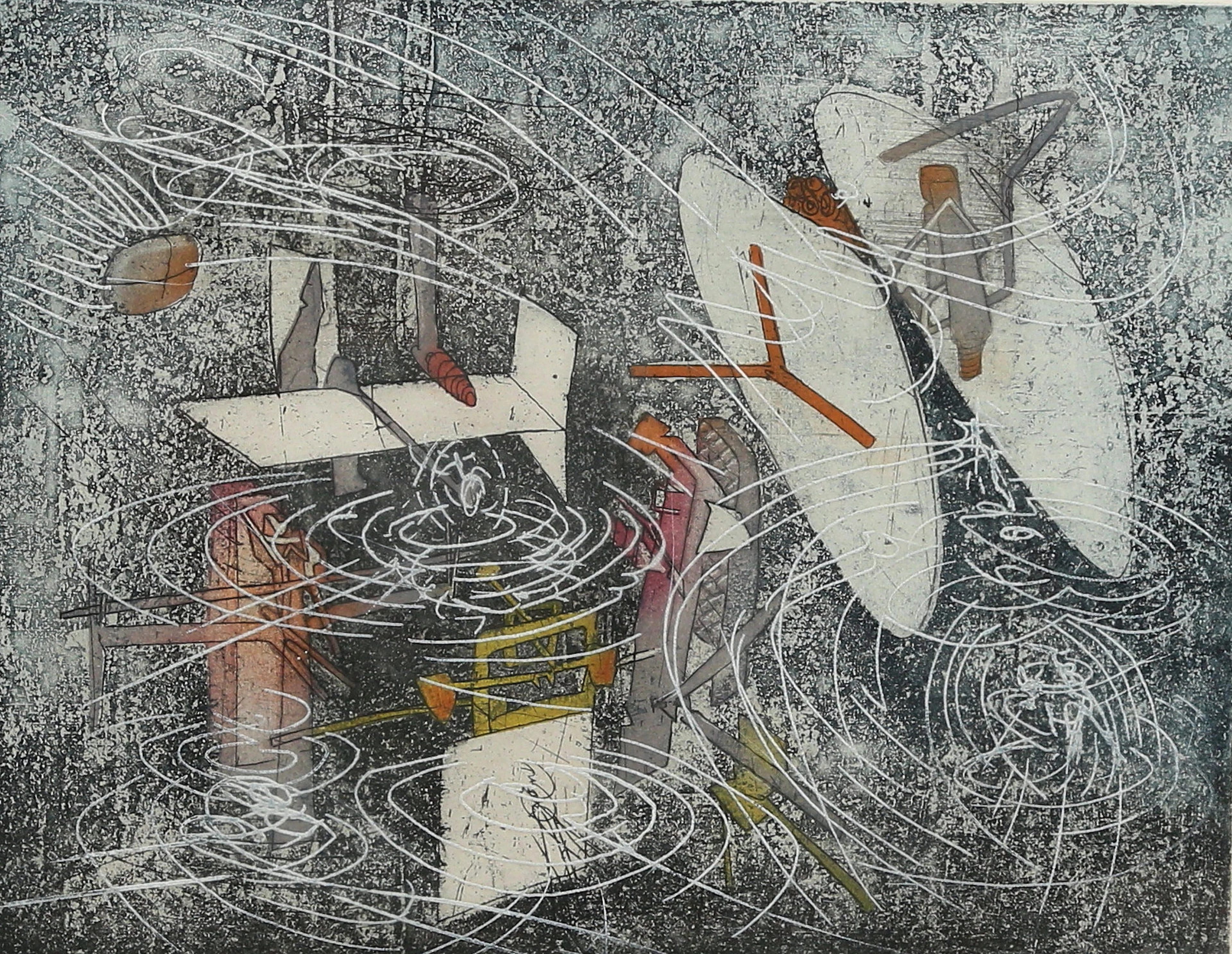 ROBERTO MATTA. etsning, signerad och numrerad 47/110.
