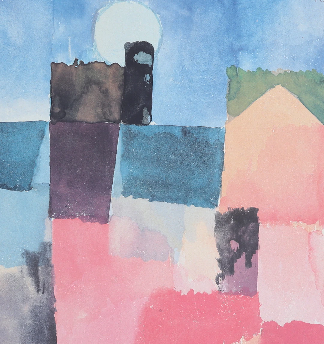 UTSTÄLLNINGSAFFISH, Paul Klee, Mondaufgang, Nouvelles Images Éditeurs.