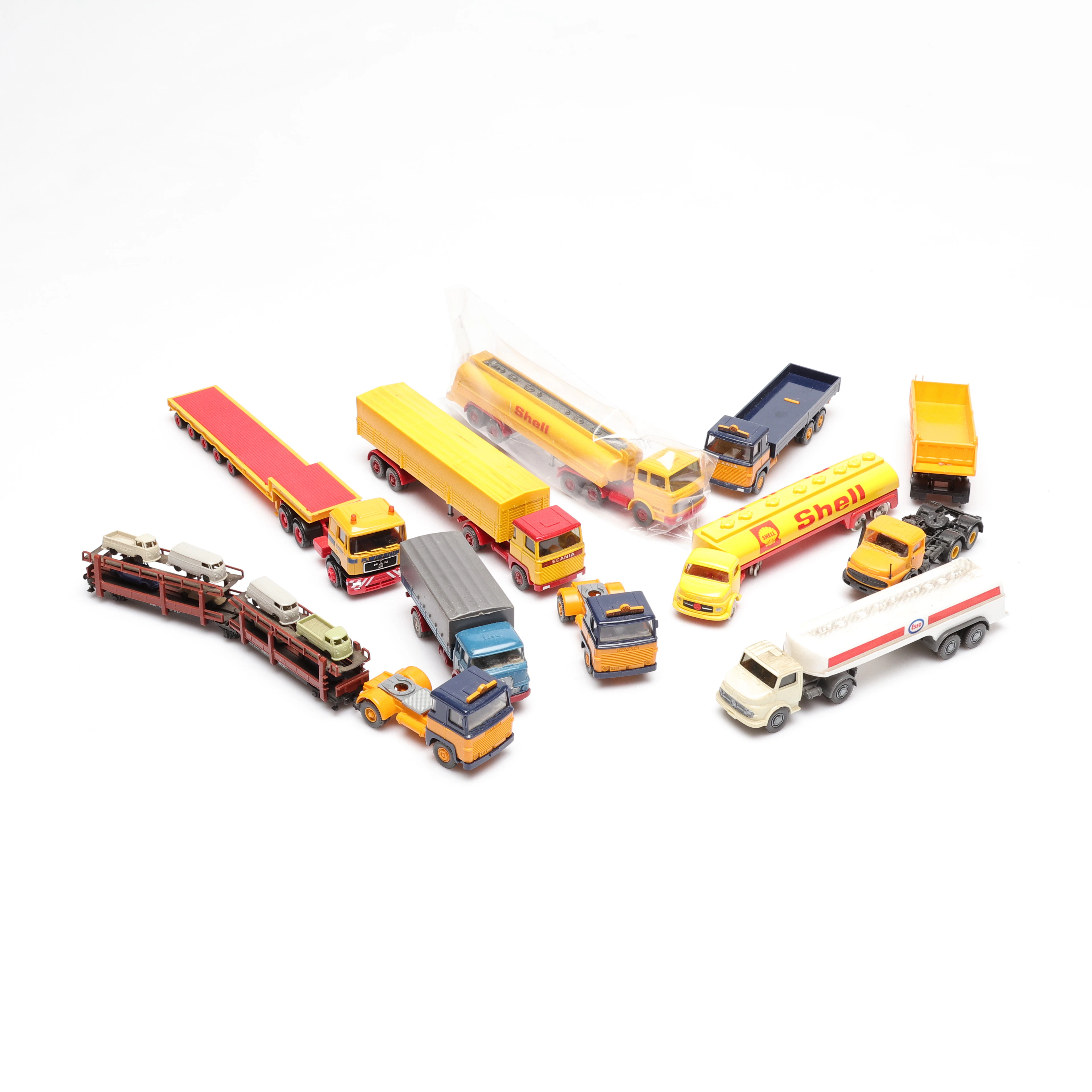 MODELLBILAR, 12 st, bl.a. Lego, Wiking.