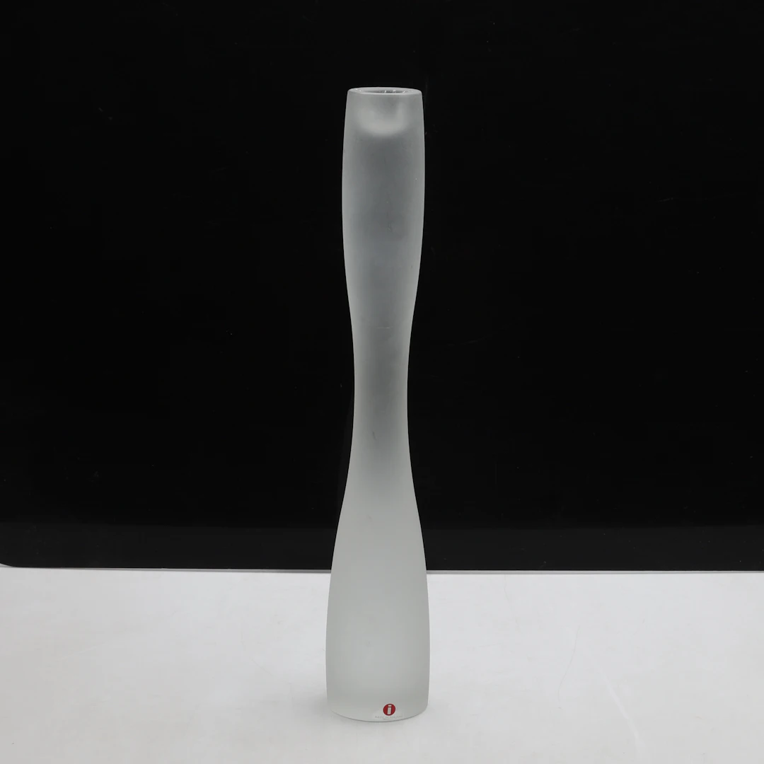 TIMO SARPANEVA. LJUSSTAKE, Frostat glas, "Marcel", IIttala, Finland