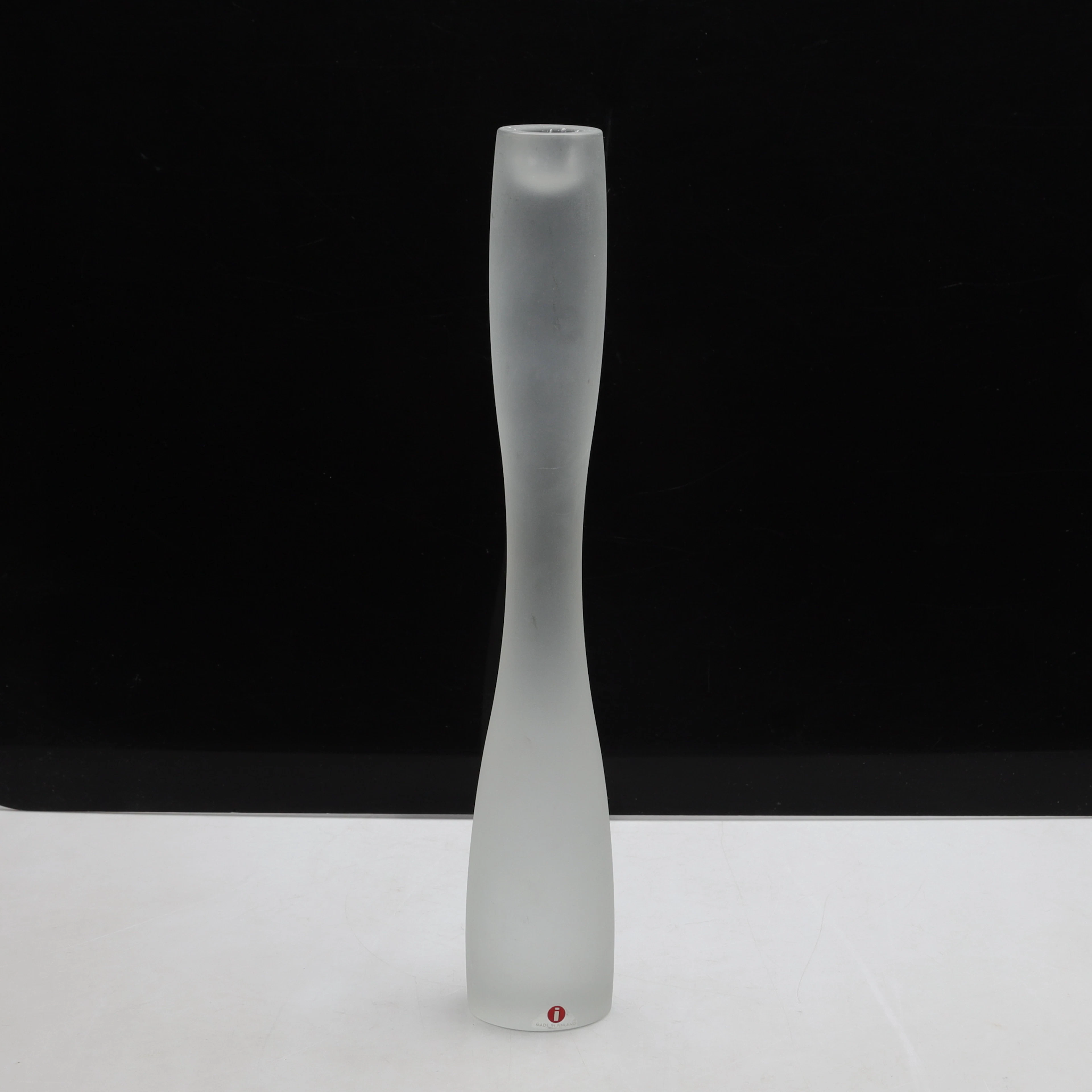 TIMO SARPANEVA. LJUSSTAKE, Frostat glas, "Marcel", IIttala, Finland