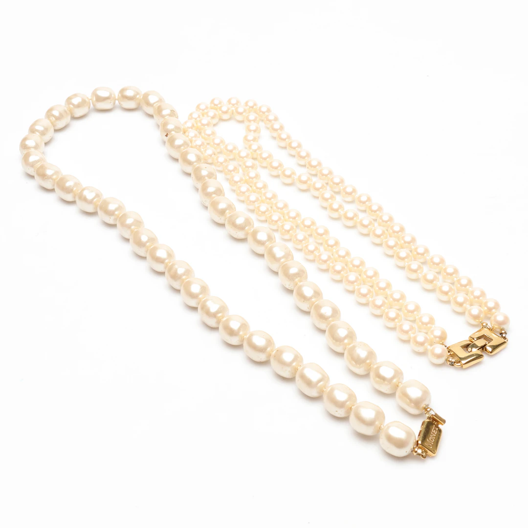 COLLIER, 2st pärlor. Monet.