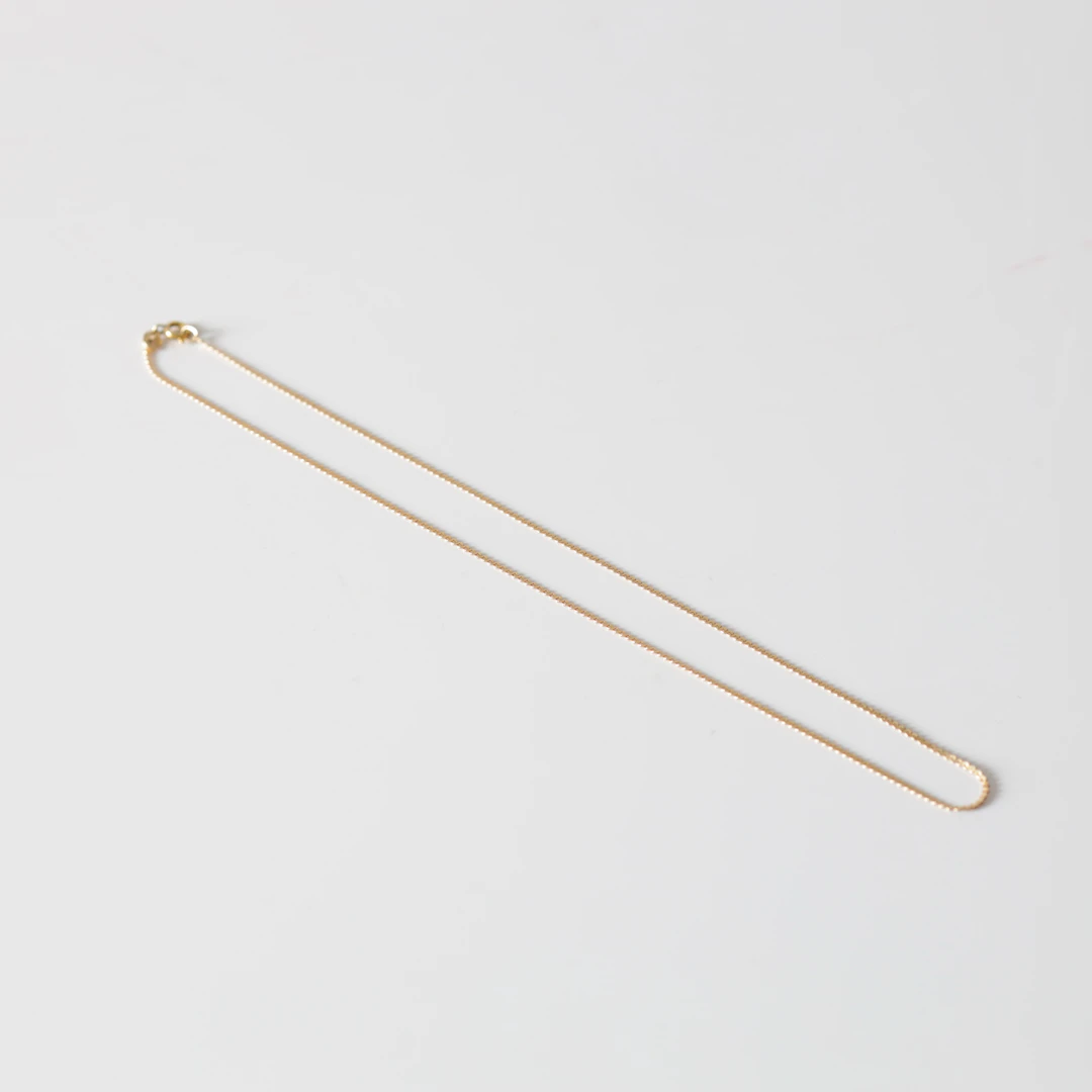 COLLIER, 14K guld. Totalvikt ca 2 gram.