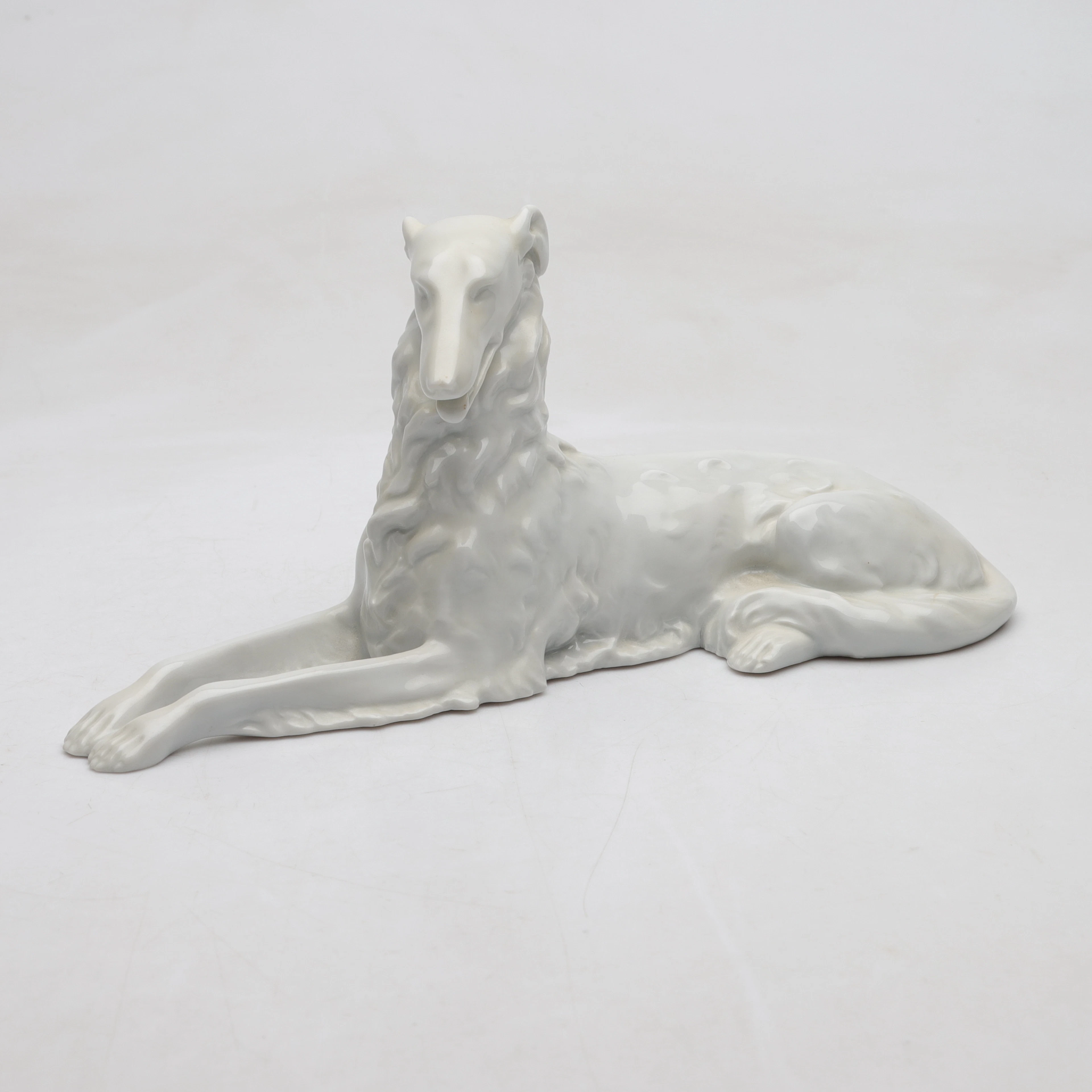 FIGURIN, Porslin, Borzoi/ Rysk Vinthund, Herend.
